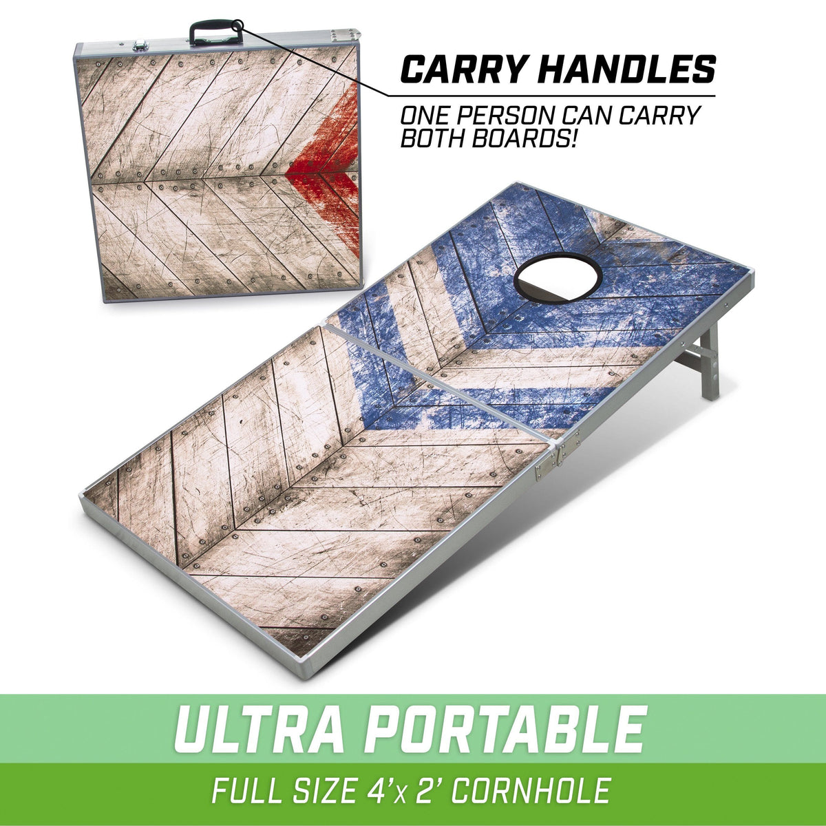 4' x 2' Aluminum Frame Cornhole Game Set Cornhole GoSports Cornhole