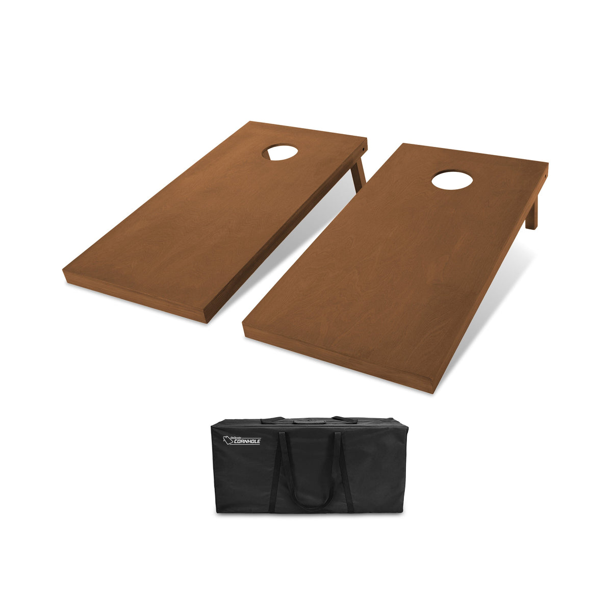 4' x 2' Stained Wood Cornhole Set Cornhole GoSports Cornhole
