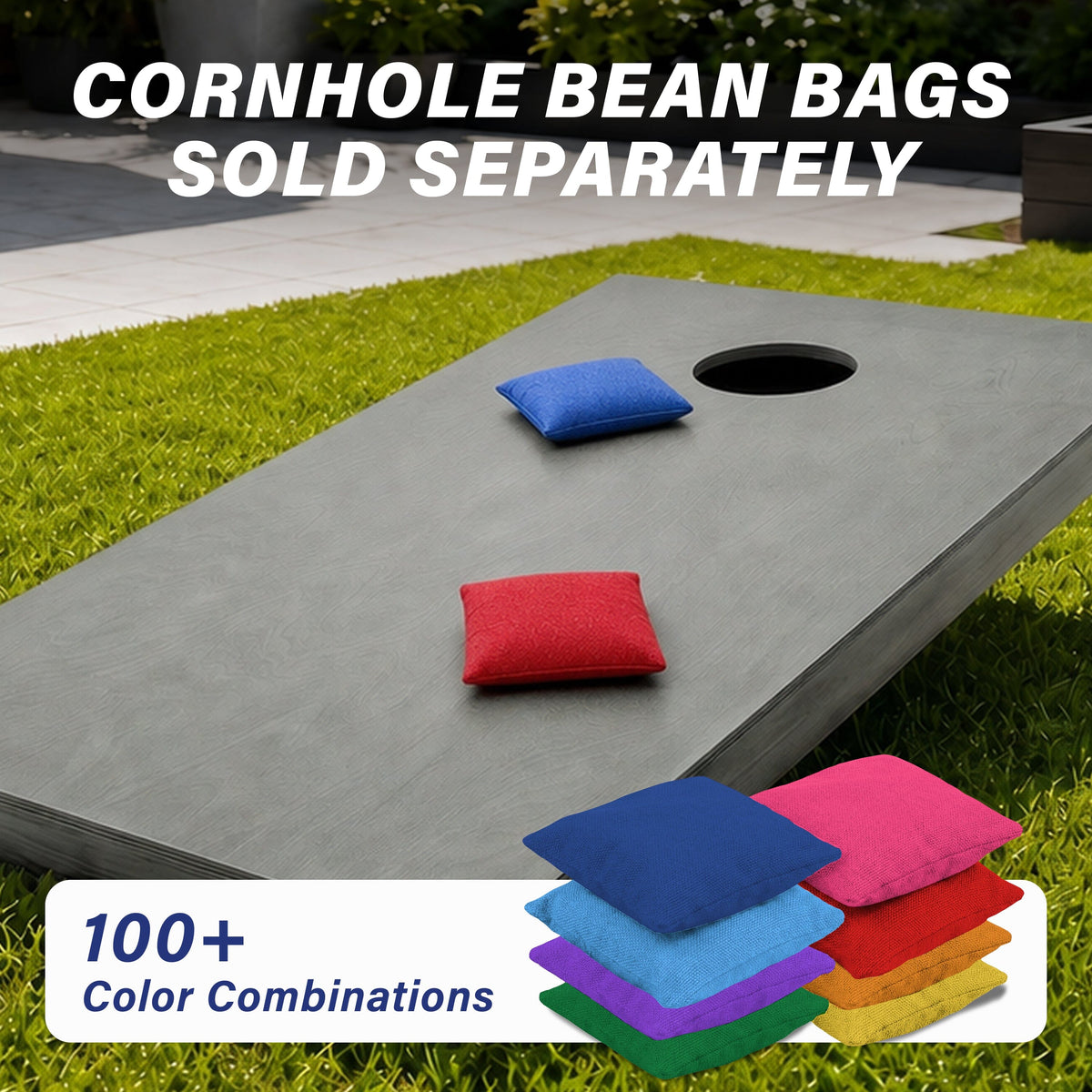 4' x 2' Stained Wood Cornhole Set Cornhole GoSports Cornhole