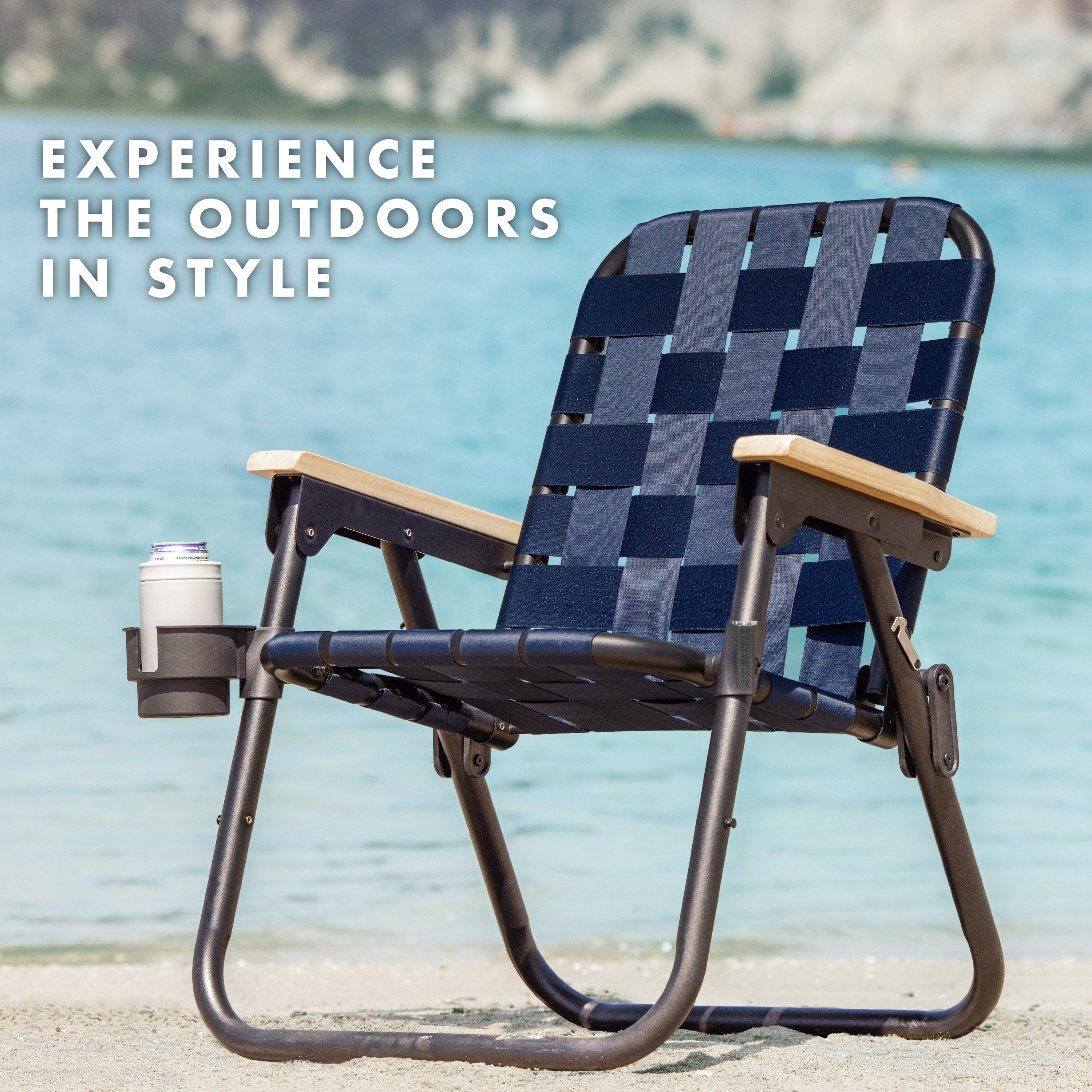 GoSports WOVN Beach Backpack Chair - 9 Styles Available - Premium Folding Camping Chair GoSports