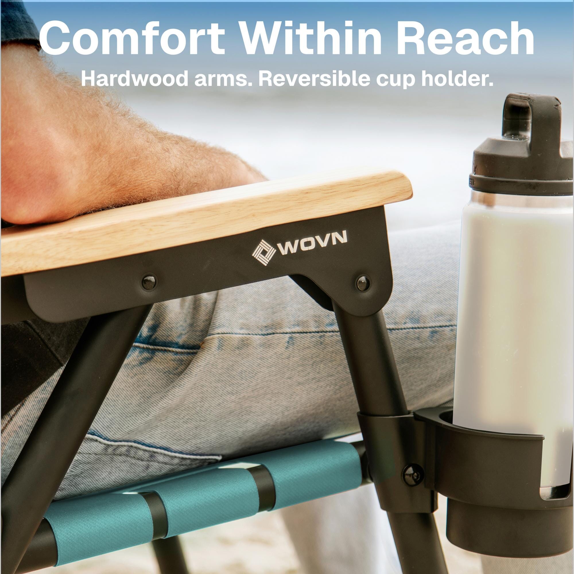 GoSports WOVN Beach Backpack Chair - 9 Styles Available - Premium Folding Camping Chair GoSports