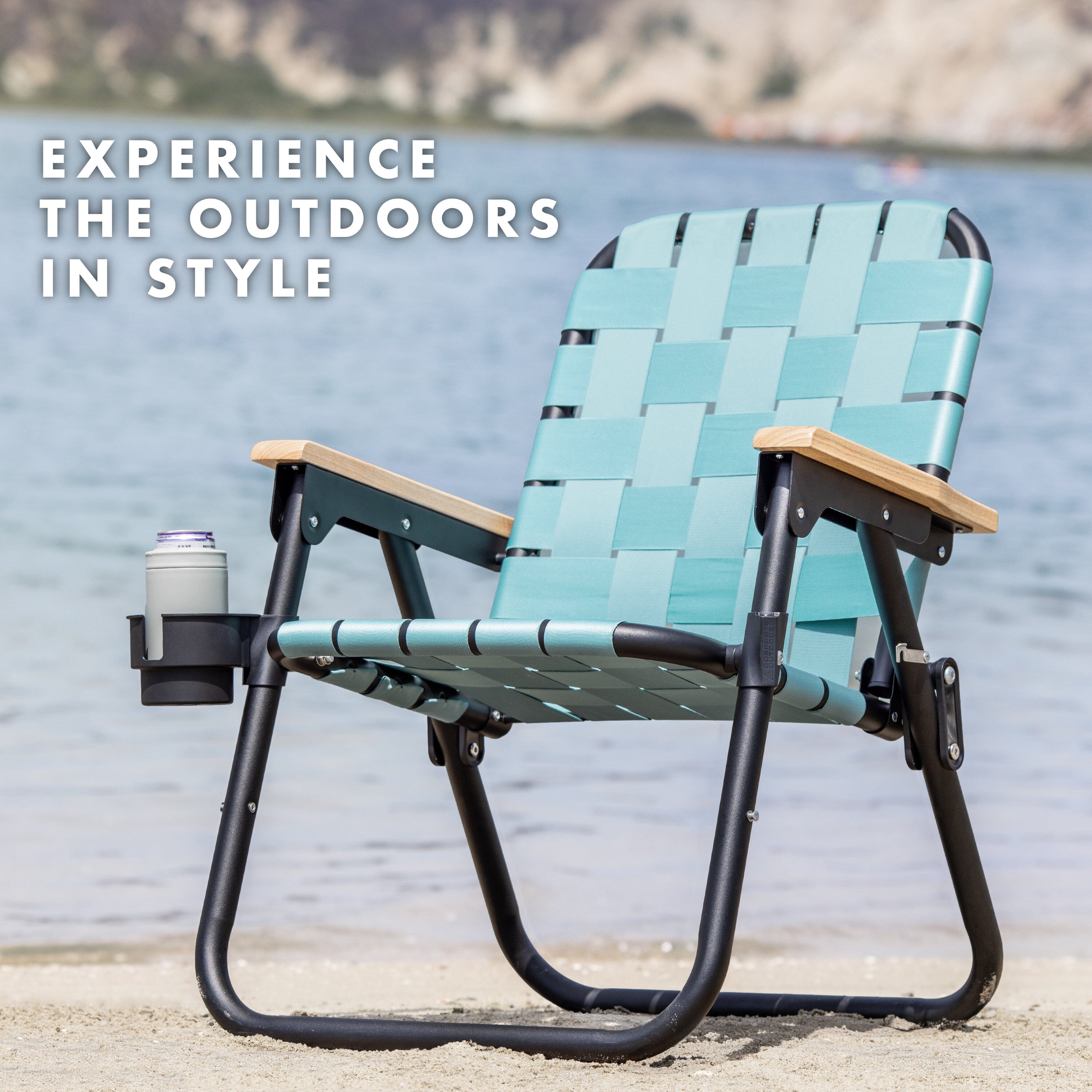 GoSports WOVN Beach Backpack Chair - 9 Styles Available - Premium Folding Camping Chair GoSports