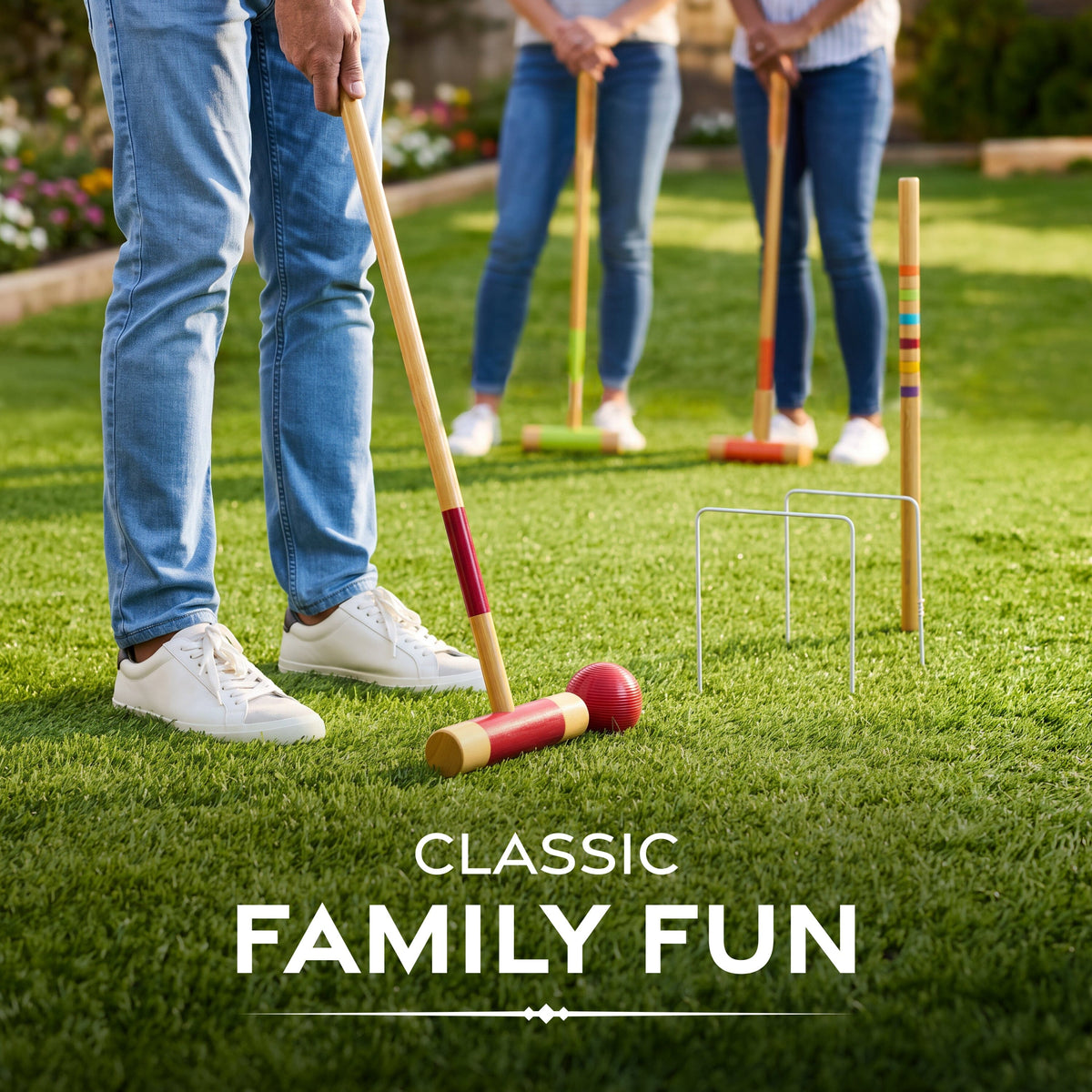 Premium Croquet Lawn Game Set Croquet GoSports Outdoor Games
