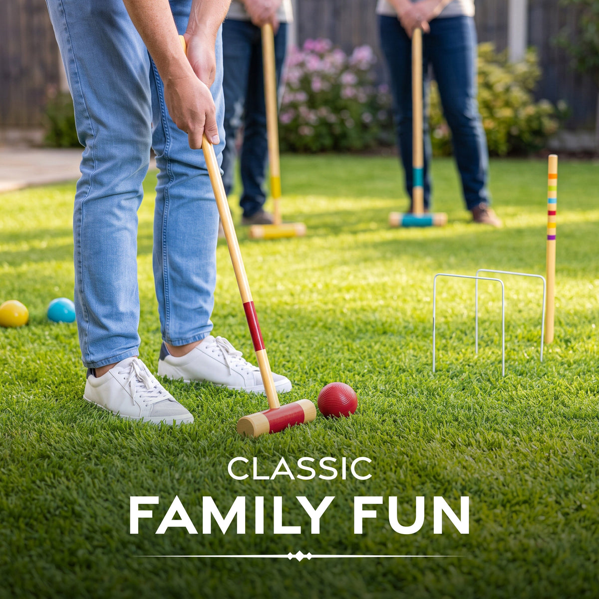 Premium Croquet Lawn Game Set Croquet GoSports Outdoor Games