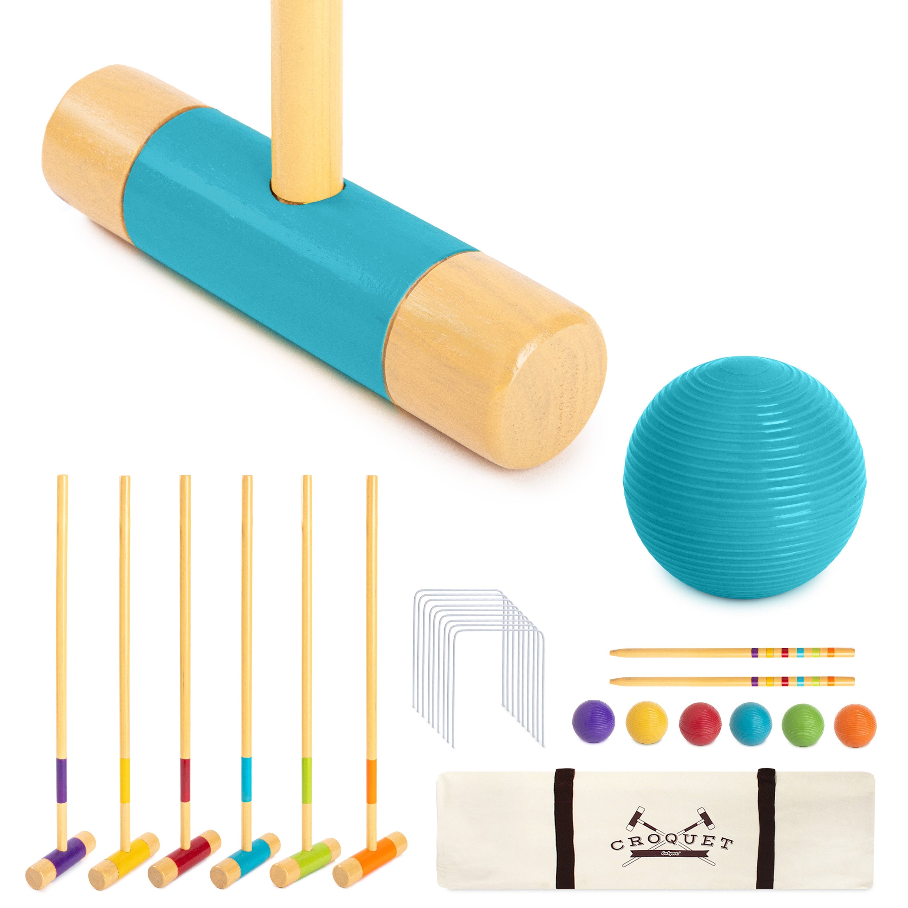 Premium Croquet Lawn Game Set Croquet GoSports Outdoor Games