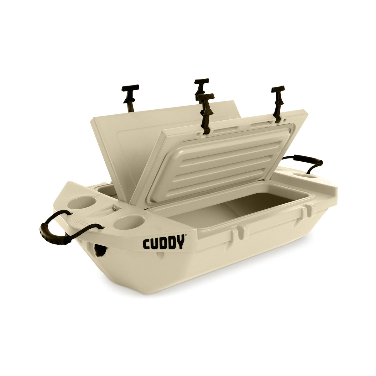 40 qt Premium Floating Cooler Cuddy Tan