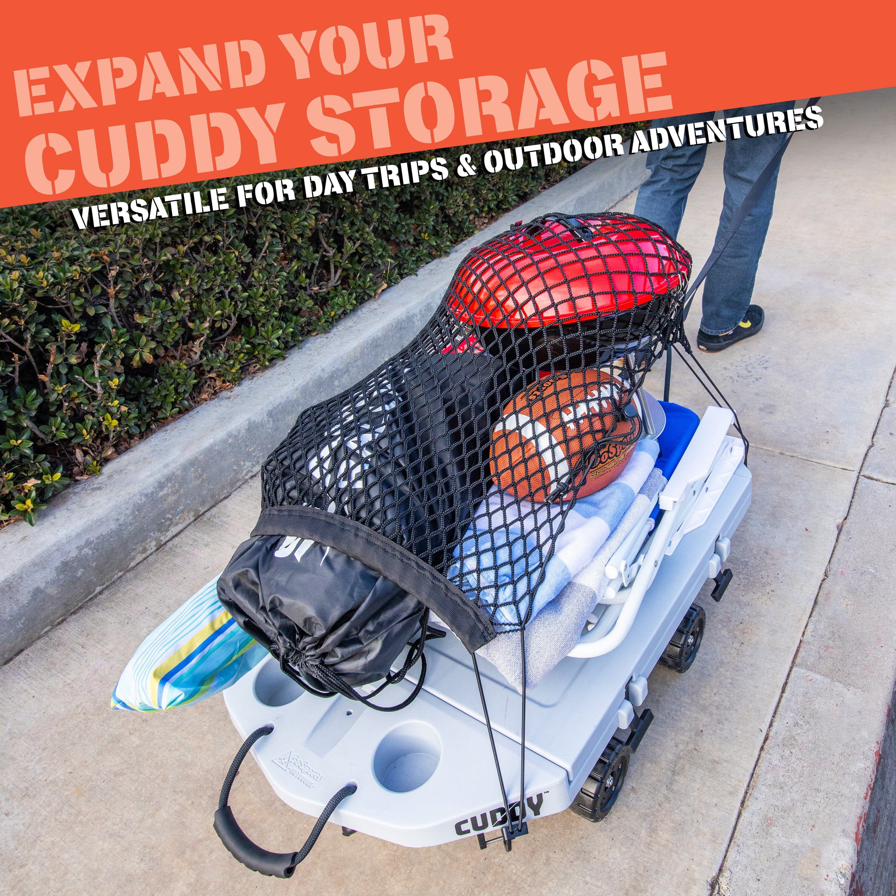 CUDDY Cargo Net Kit - Attachable Net for CUDDY Coolers GoSports