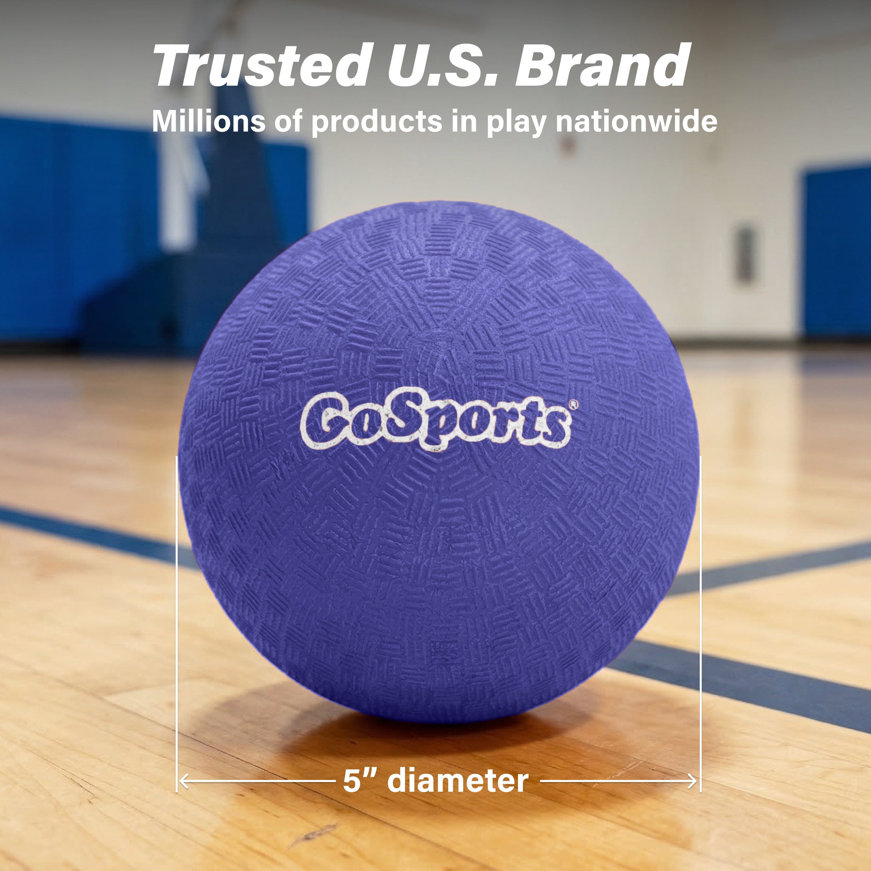 GoSports 5 in Inflatable Dodgeball - 6-Pack Playground Ball GoSports