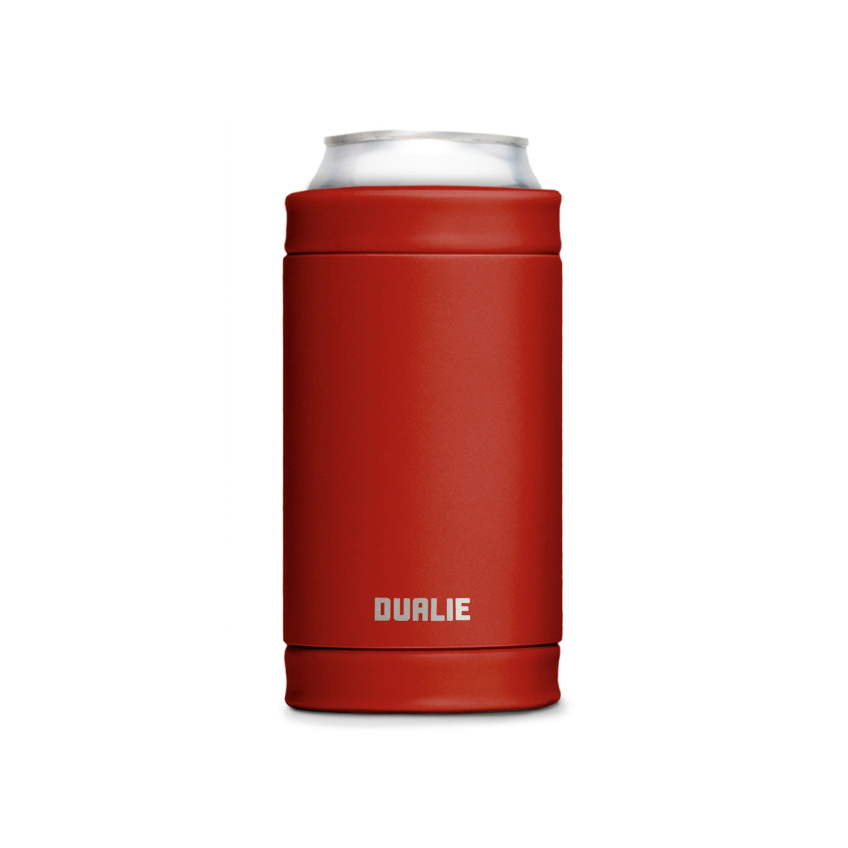 12oz 3-in-1 Insulated Drink Cooler Dualie Burnt Red