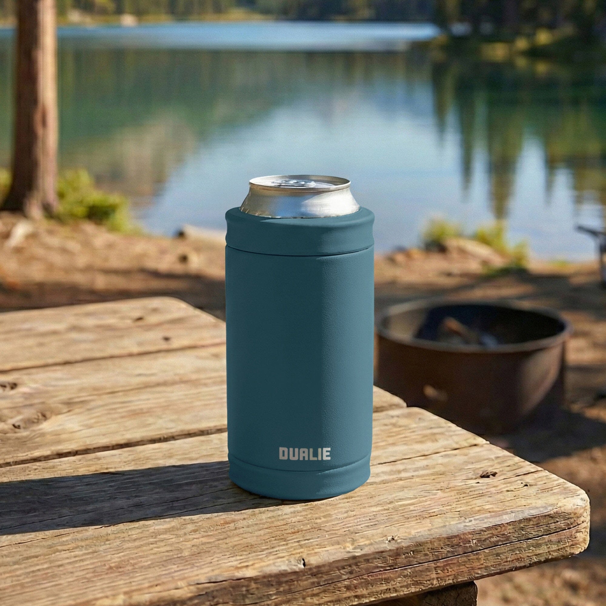 DUALIE 3 in 1 Insulated Can Cooler - 15+ Colors - Universal Size for 12 oz Cans, Slim Cans, and Bottles GoSports