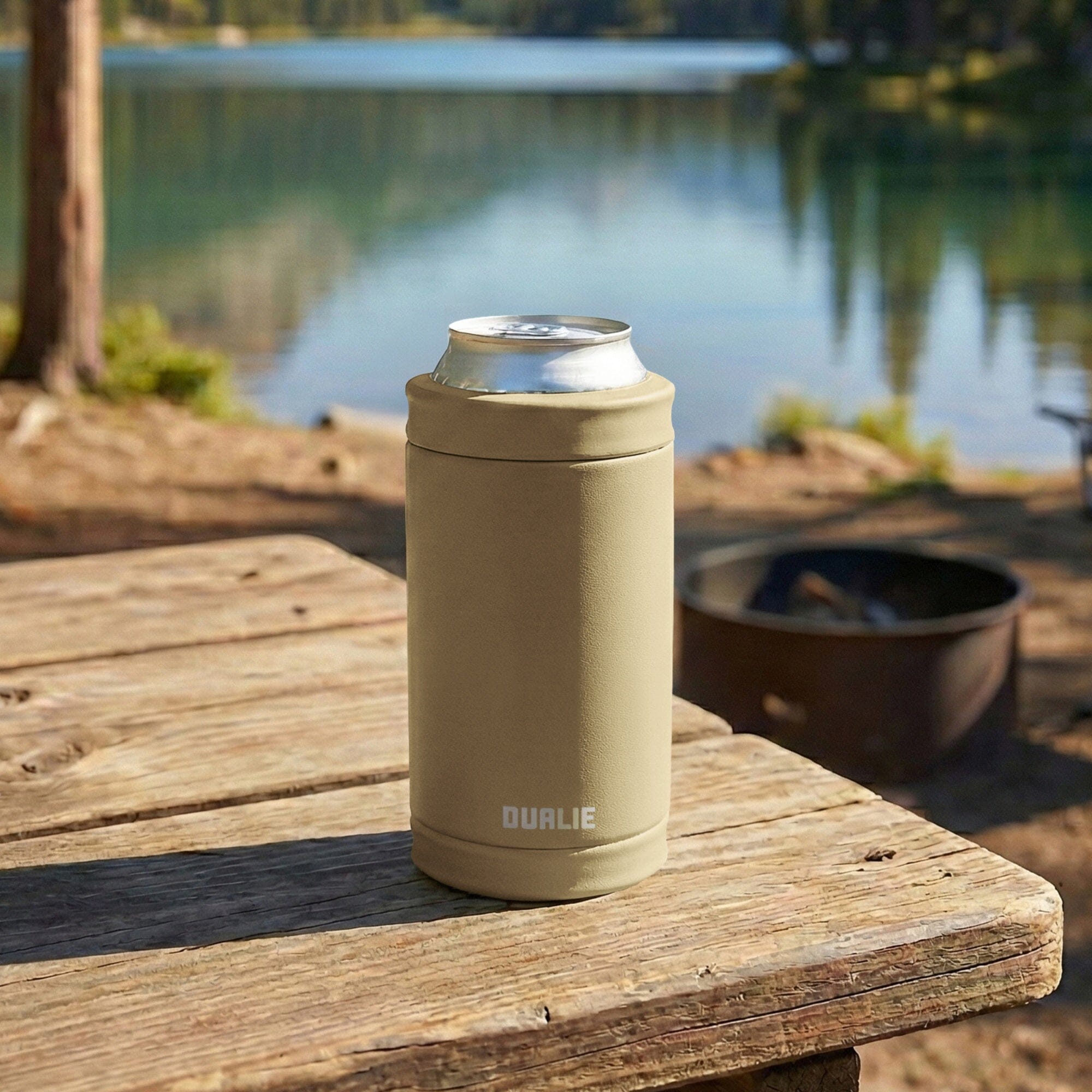 DUALIE 3 in 1 Insulated Can Cooler - 15+ Colors - Universal Size for 12 oz Cans, Slim Cans, and Bottles GoSports