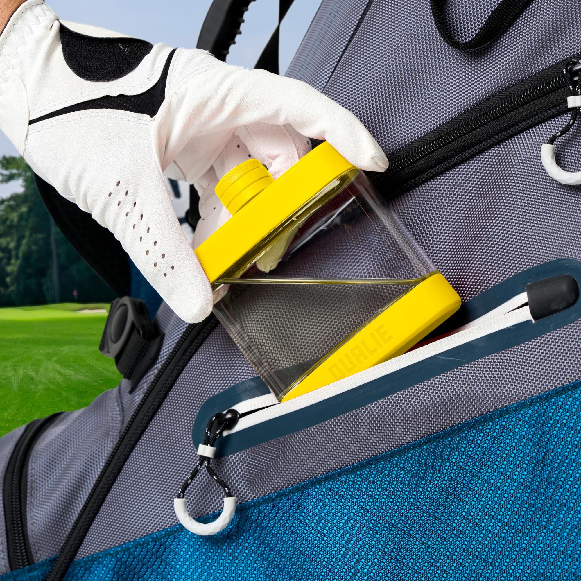 DUALIE 6 oz Hip Flask for Liquor - Undetectable Shatterproof Alcohol Flasks with Clear Tritan Plastic and Silicone Grip - Flask Gift for Men & Women Playgosports.com