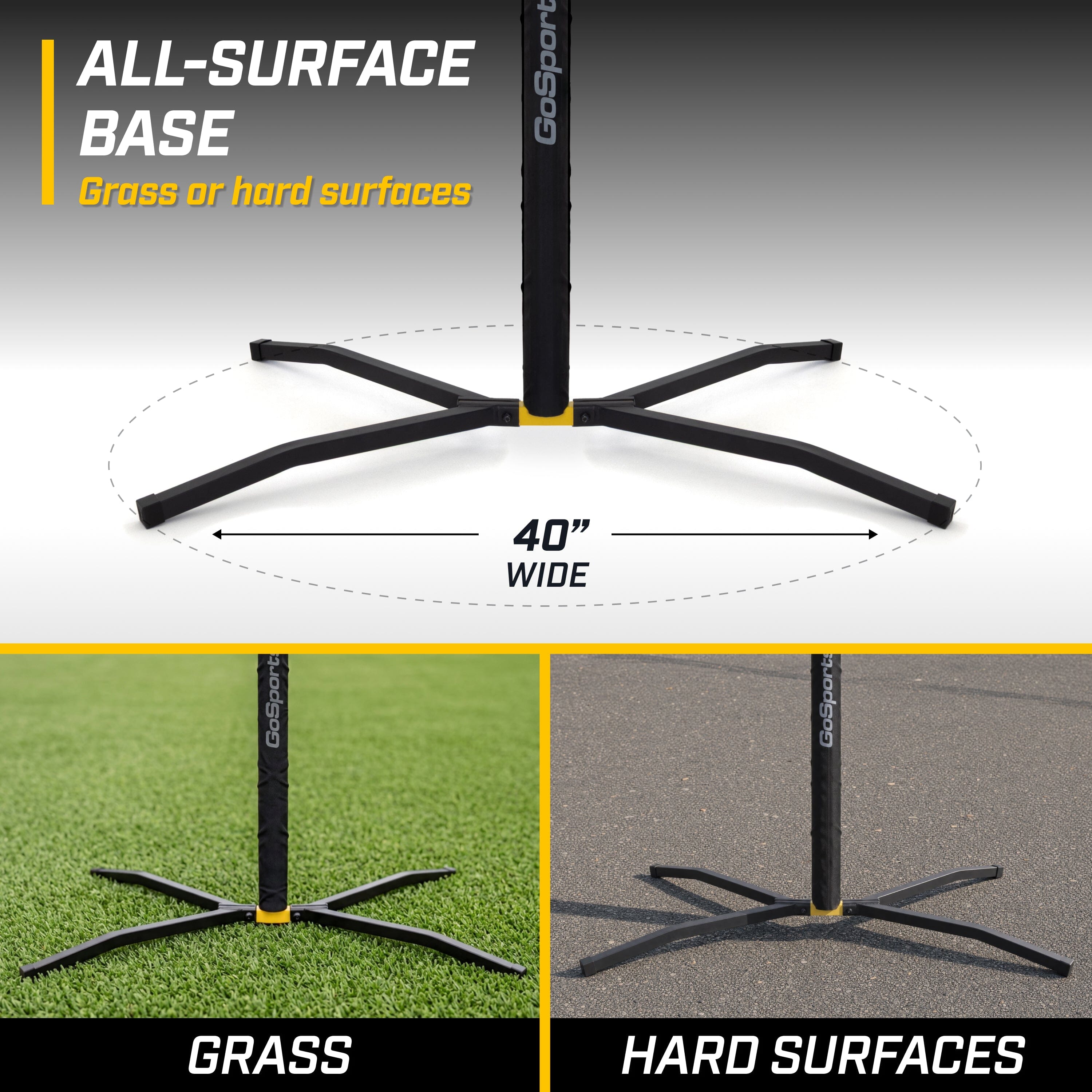 GoSports 8.5 ft Steel Football Field Goal Post, All-Surface Backyard Goal Playgosports.com