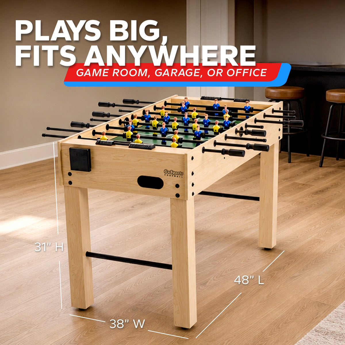 48" Foosball Table FoosBall GoSports Gameroom