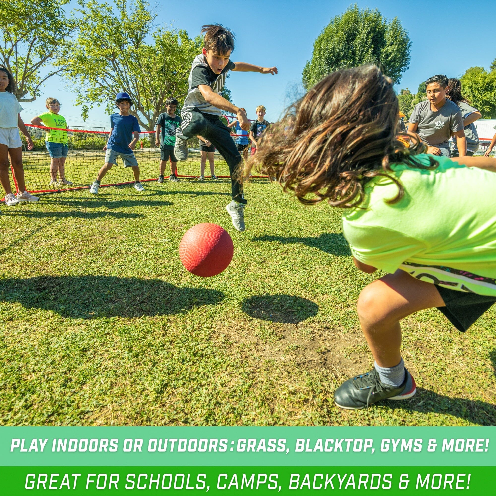 GoSports Gagagon 20 ft Gaga Ball Pit - Portable Indoor/Outdoor Game Set - Includes 2 Balls and Carrying Case GoSports