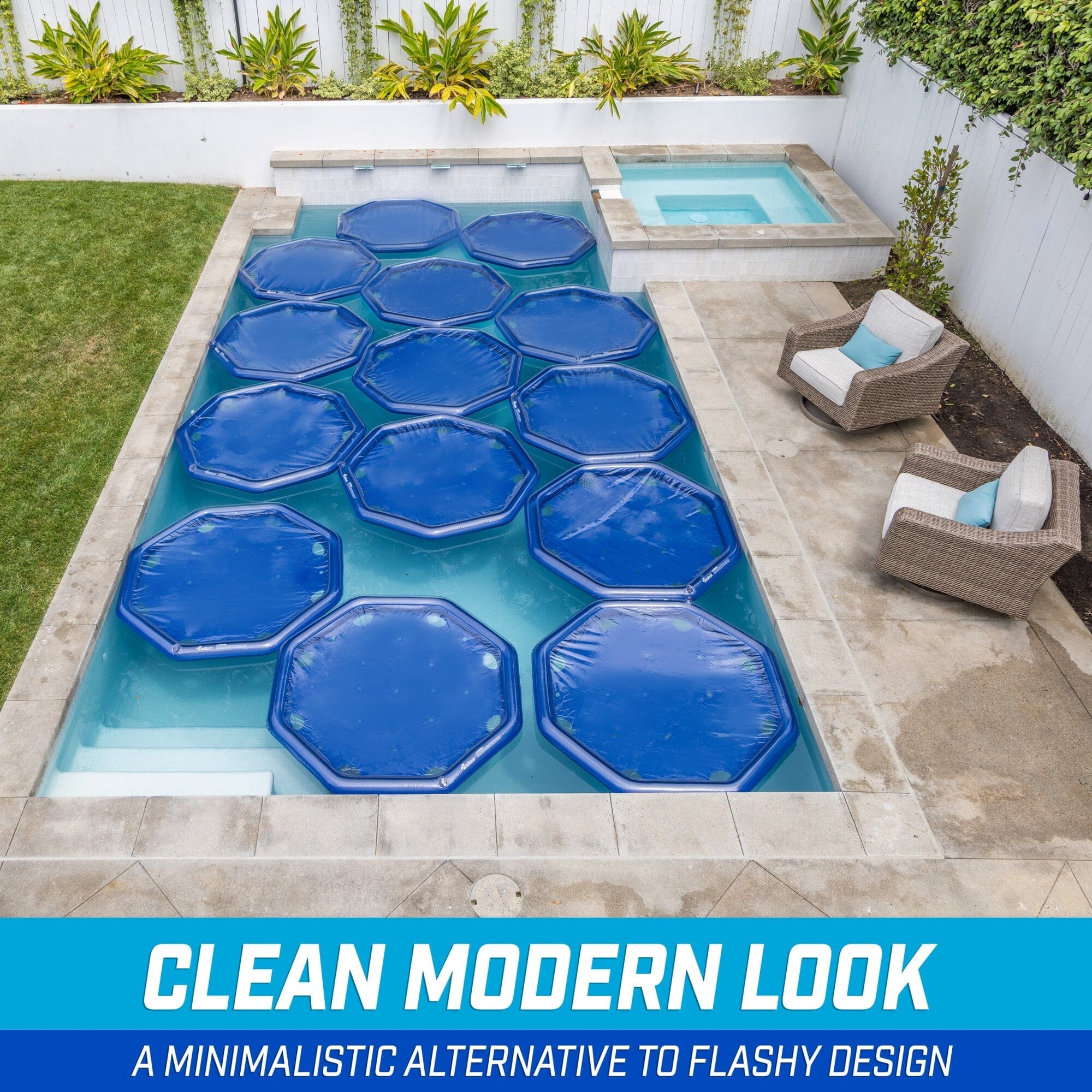 GoFloats V2 Inflatable Solar Pool Heaters - 12 Pack GoFloats