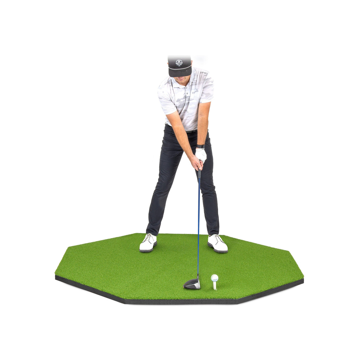 5' x 5' Pro Golf Hitting Mat, 15 mm Octagon GoSports Golf