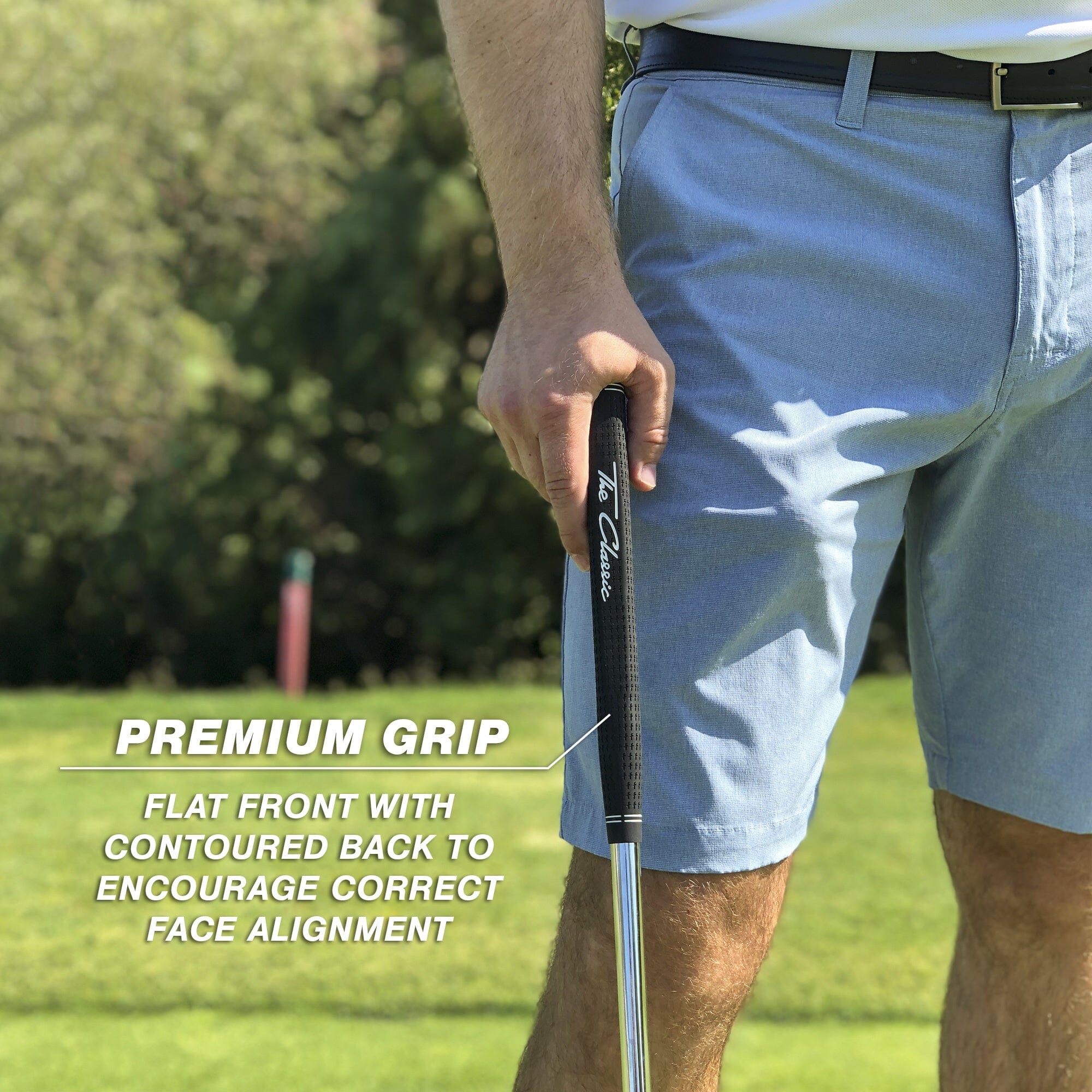 The Classic Golf Putter by GoSports - Premium Grip and Classic 2 Way Head - 35 Inch Length GoSports