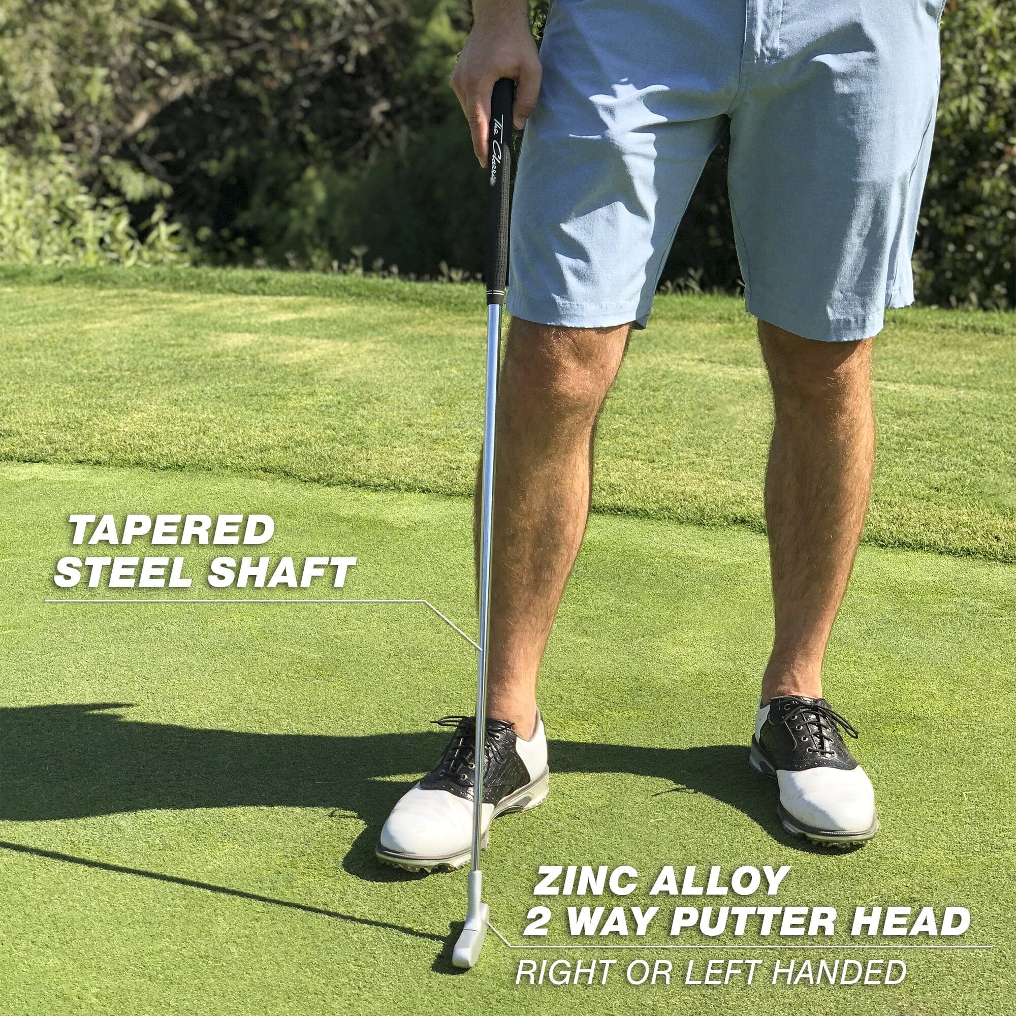 The Classic Golf Putter by GoSports - Premium Grip and Classic 2 Way Head - 35 Inch Length GoSports