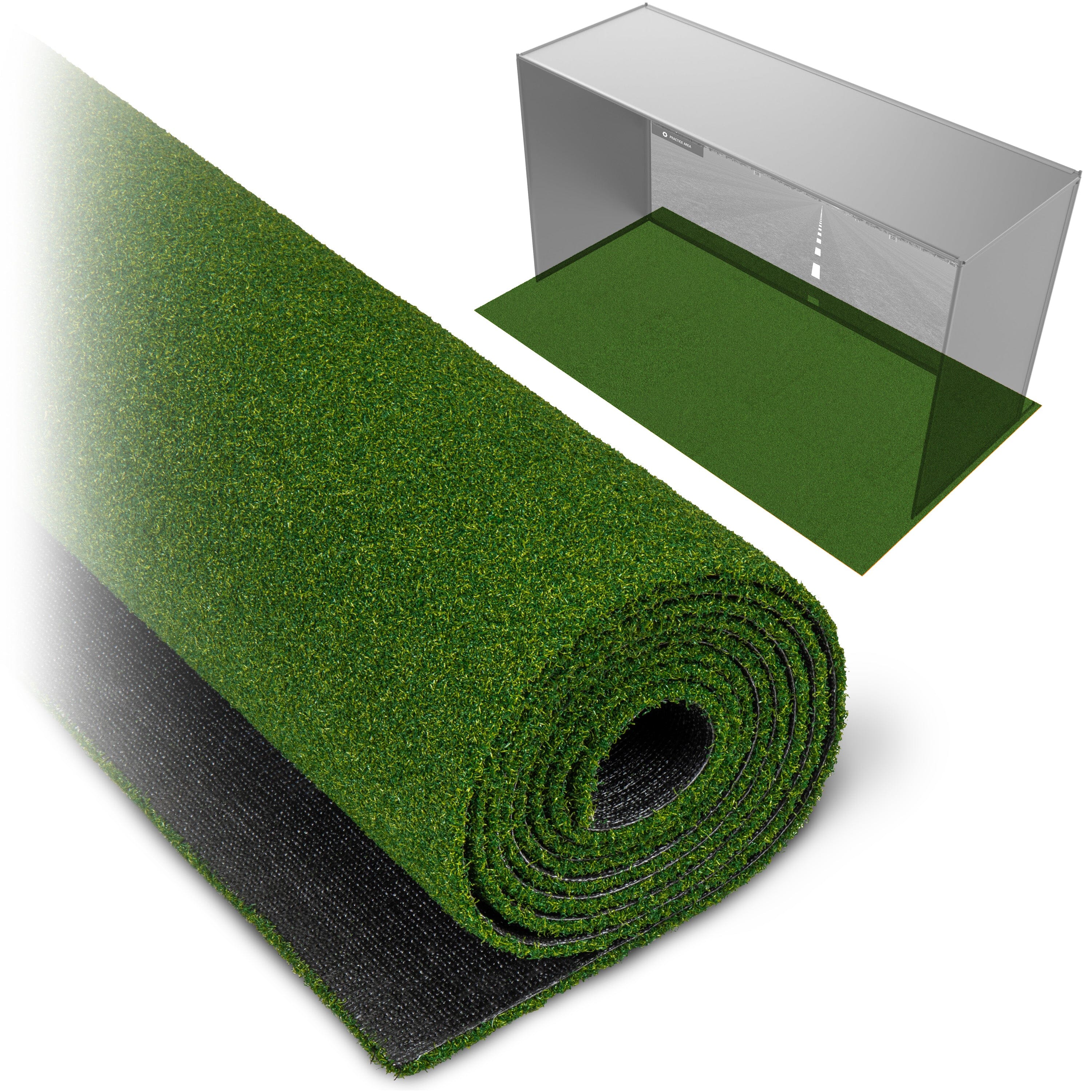 GoSports 10 x 6 ft Golf Simulator Turf - 15 mm ELITE Golf Mat for Indoor Home Setups Golf Playgosports.com