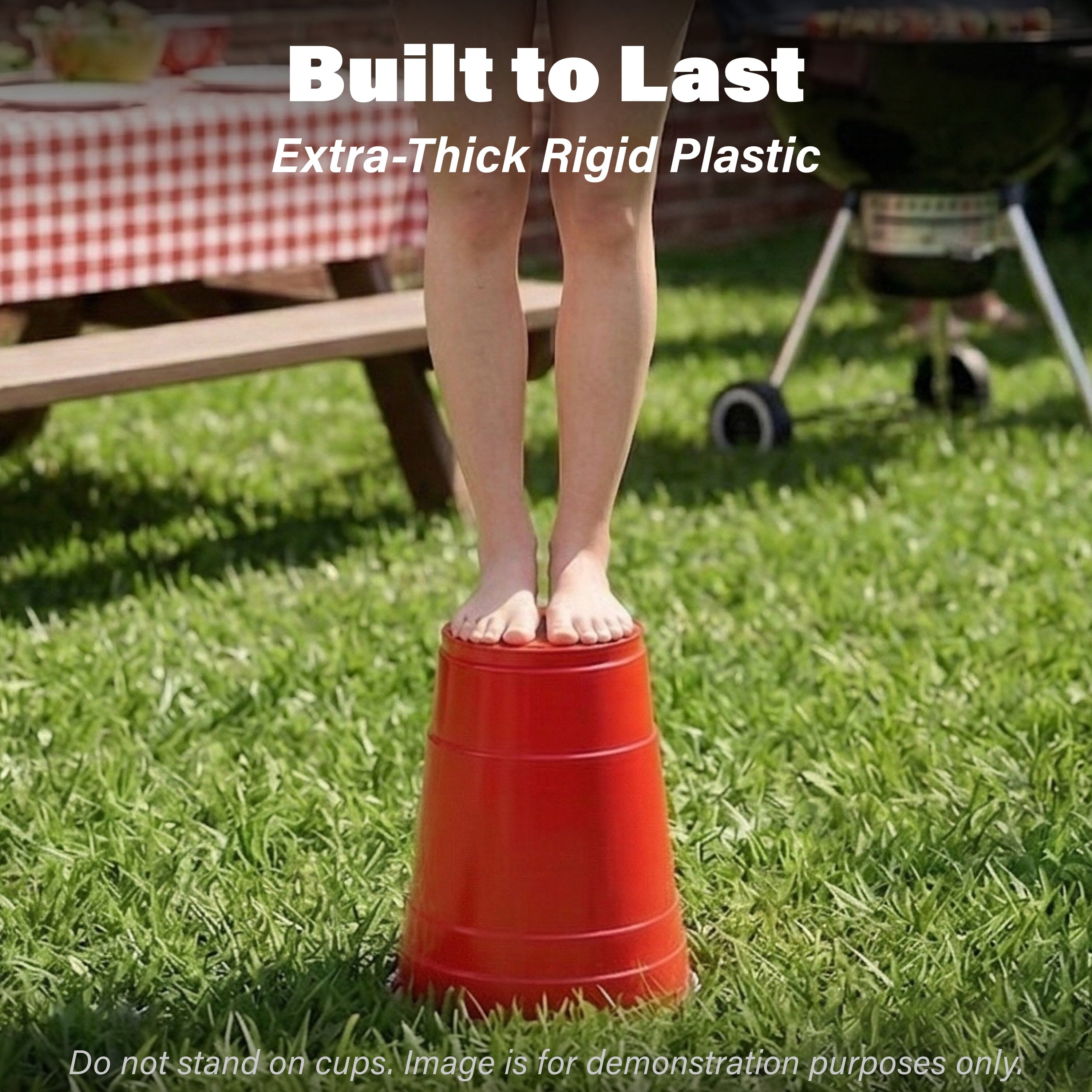 GoPong Giant Yard Pong Outdoor Game - Jumbo Sized Beer Pong PRO Set – Fun Beach and Lawn Party Games for Adults Playgosports.com
