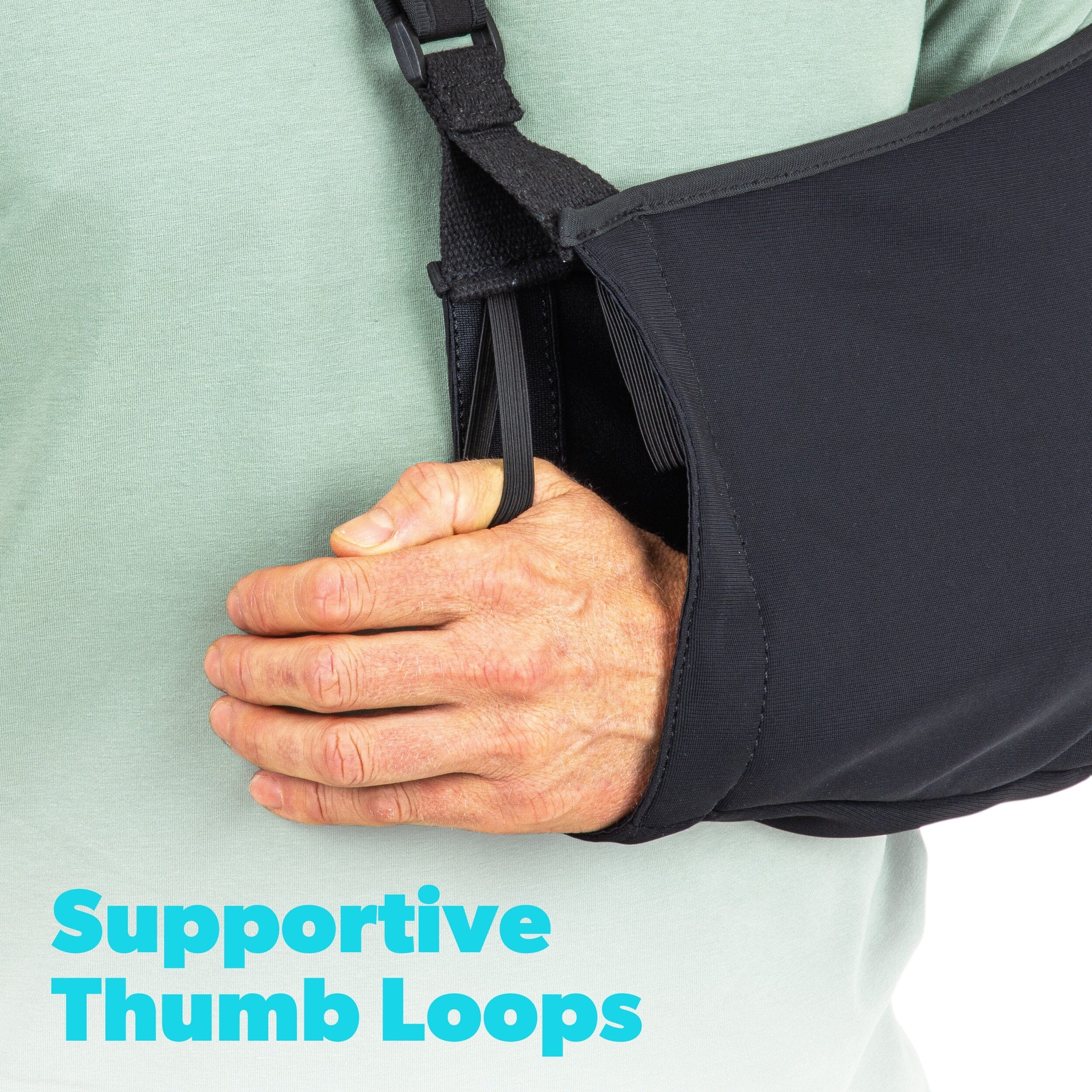 GoSports Arm Sling for Shoulder Injury, Elbow Injury, and Torn Rotator Cuff - Adjustable Shoulder Sling for Men & Women - Left & Right Arm Sling GoSports