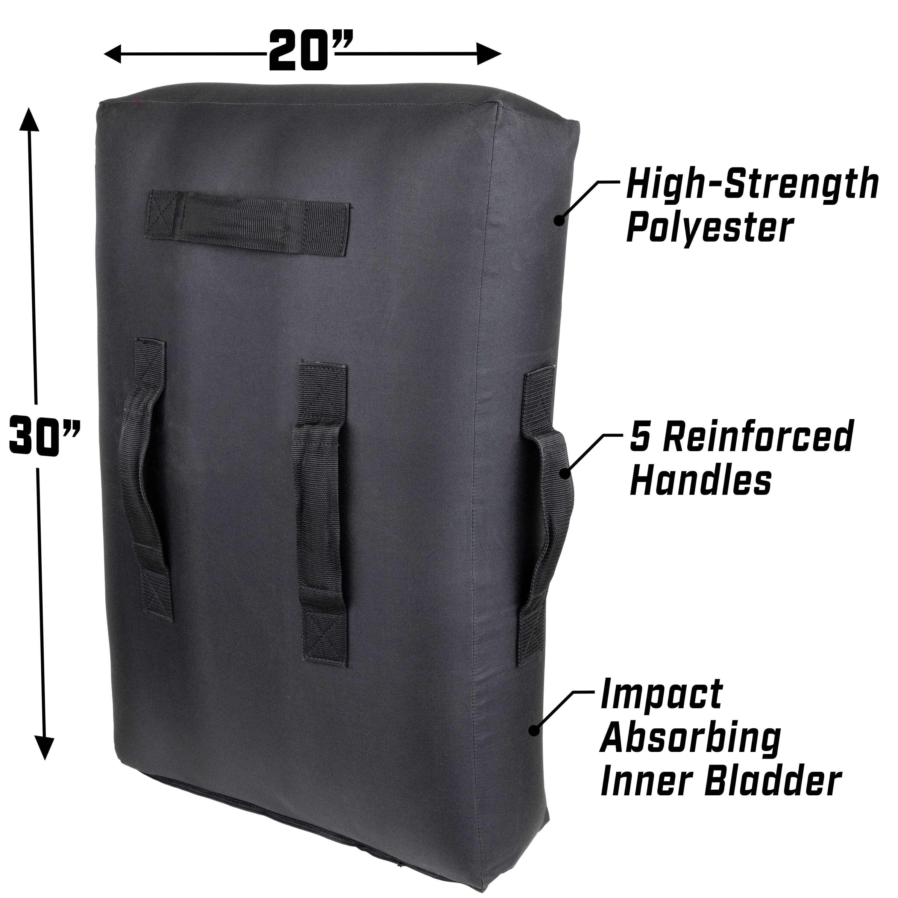 GoSports Inflatable Blocking Pad - Training Equipment for Basketball, Football, Lacrosse, Martial Arts & More - 30" x 20" Football GoSports