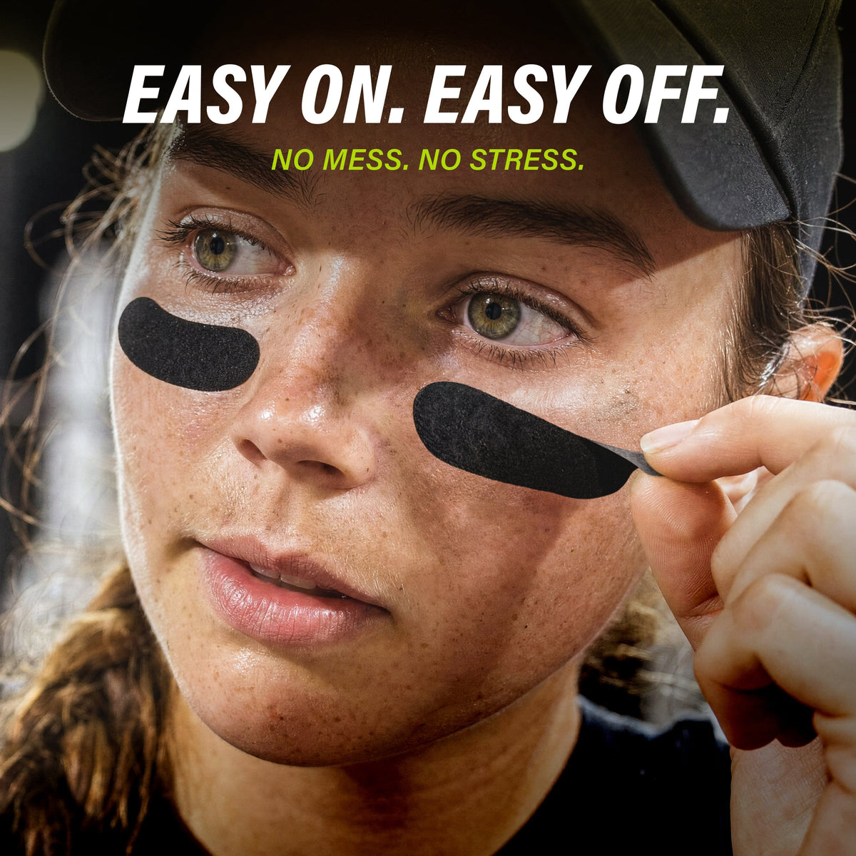 Eye Black Stickers with Chalk Pencil, 36 Pairs GoSports Football