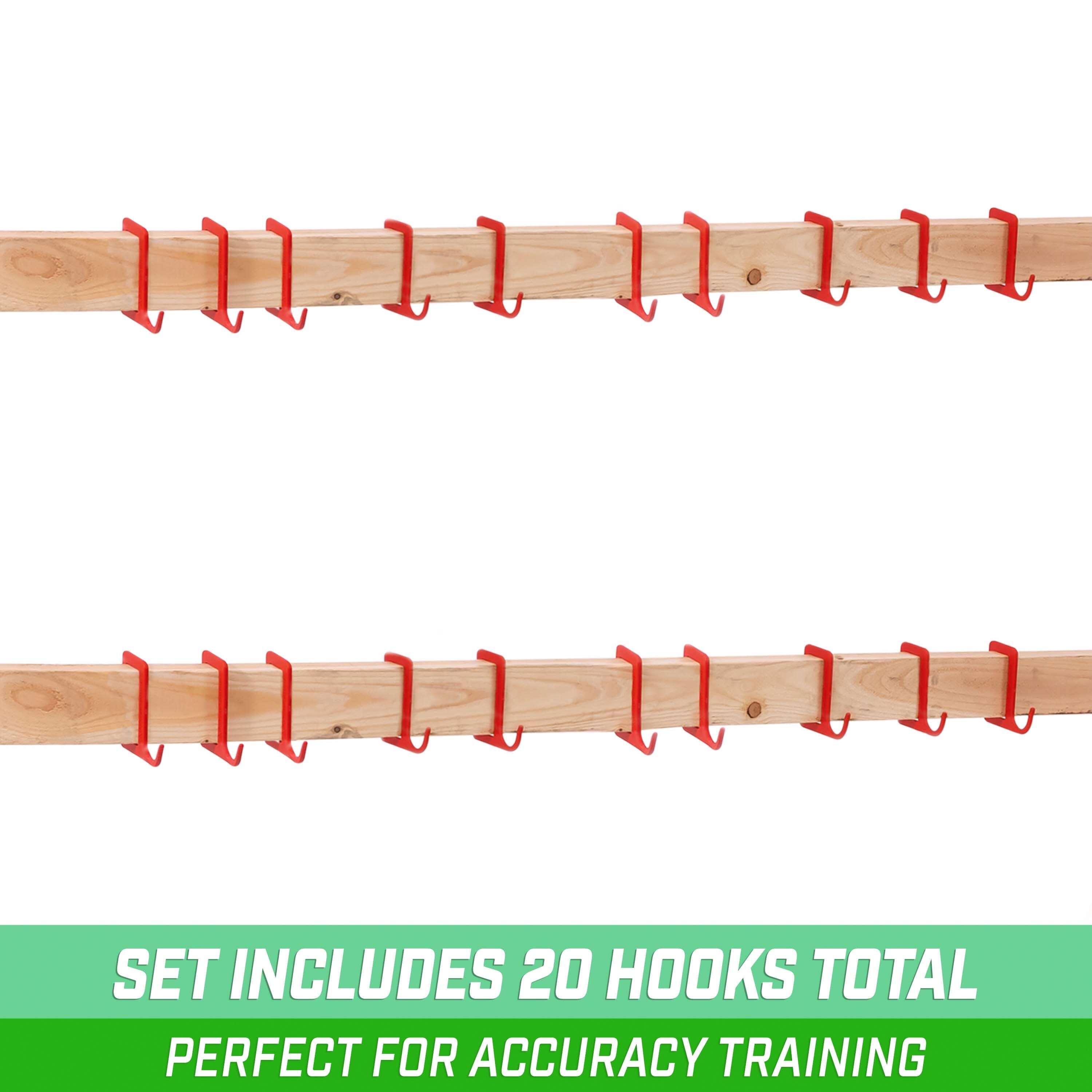 GoSports Outdoors Blast Range Target Hangers - 20 Clip on Hangers for 2x4 Target Stands, Versatile Target Practice Shooting Hangers Target Practice GoSportsOutdoors.com