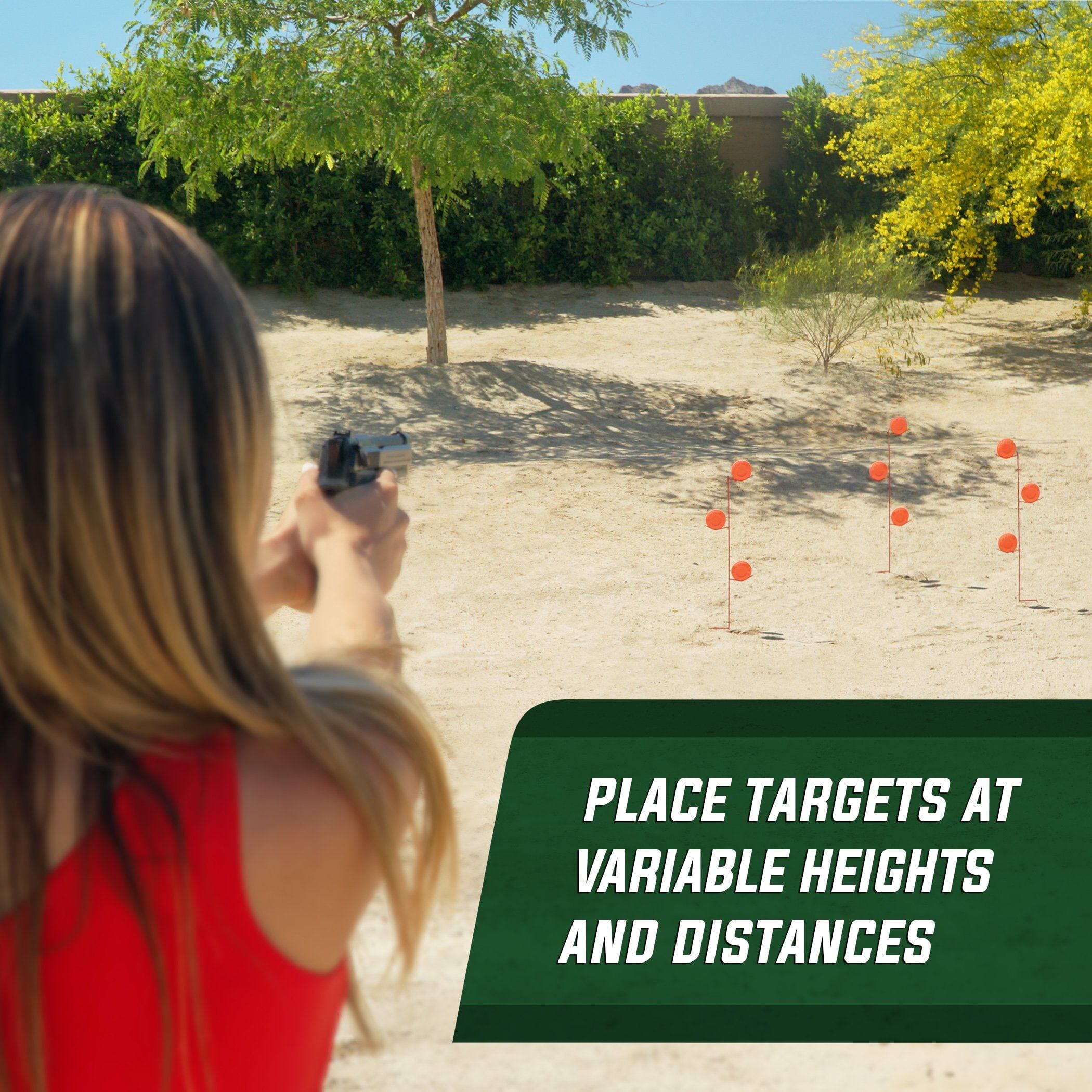 GoSports Outdoors Tri-Tower Steel Clay Pigeon Holder 3-Pack - Shooting Practice Clay Target Stands Target Practice GoSportsOutdoors.com