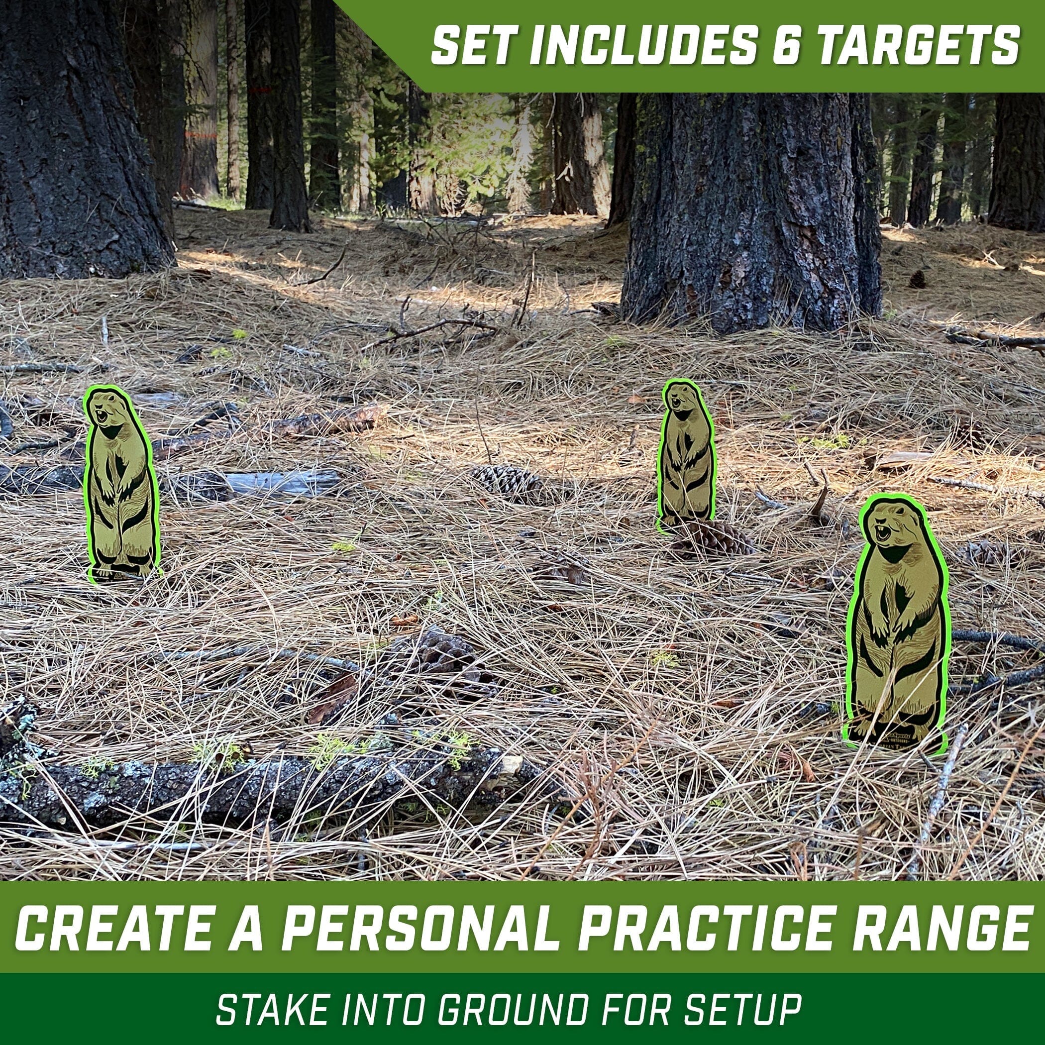 GoSports Outdoors Gopher Terrain Targets | Reactive Shooting Range Targets GoSportsOutdoors.com