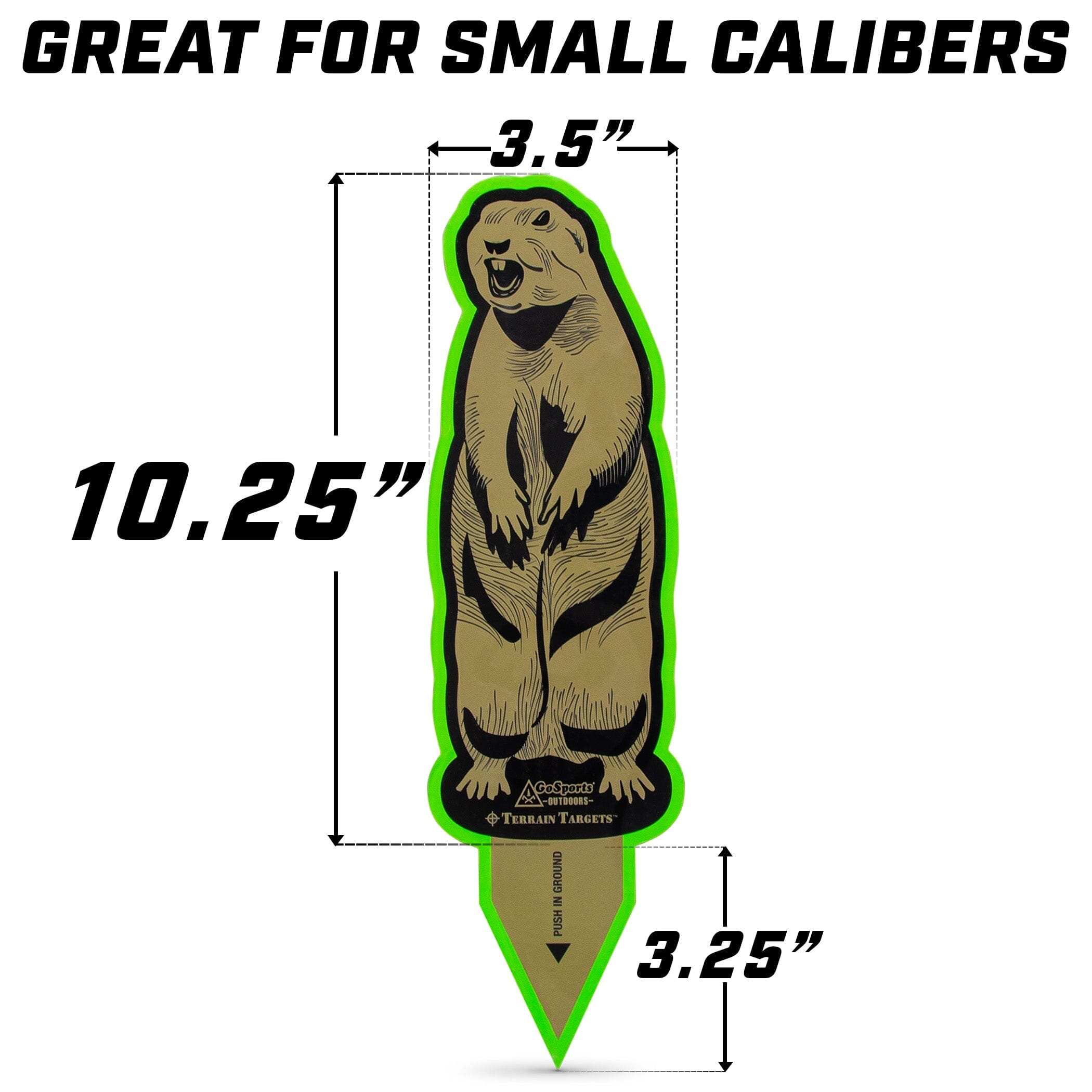 GoSports Outdoors Gopher Terrain Targets | Reactive Shooting Range Targets GoSportsOutdoors.com
