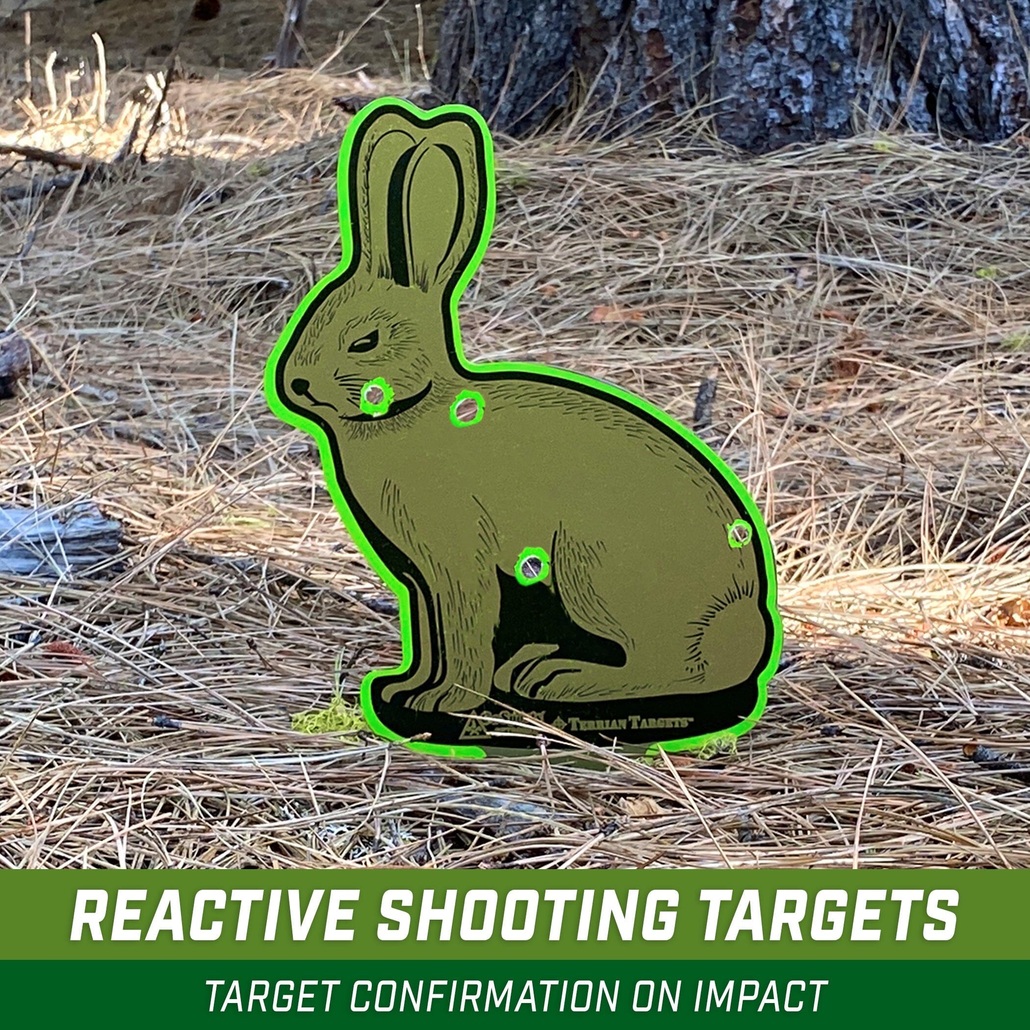 GoSports Outdoors Rabbit Terrain Targets | Reactive Shooting Range Targets GoSportsOutdoors.com