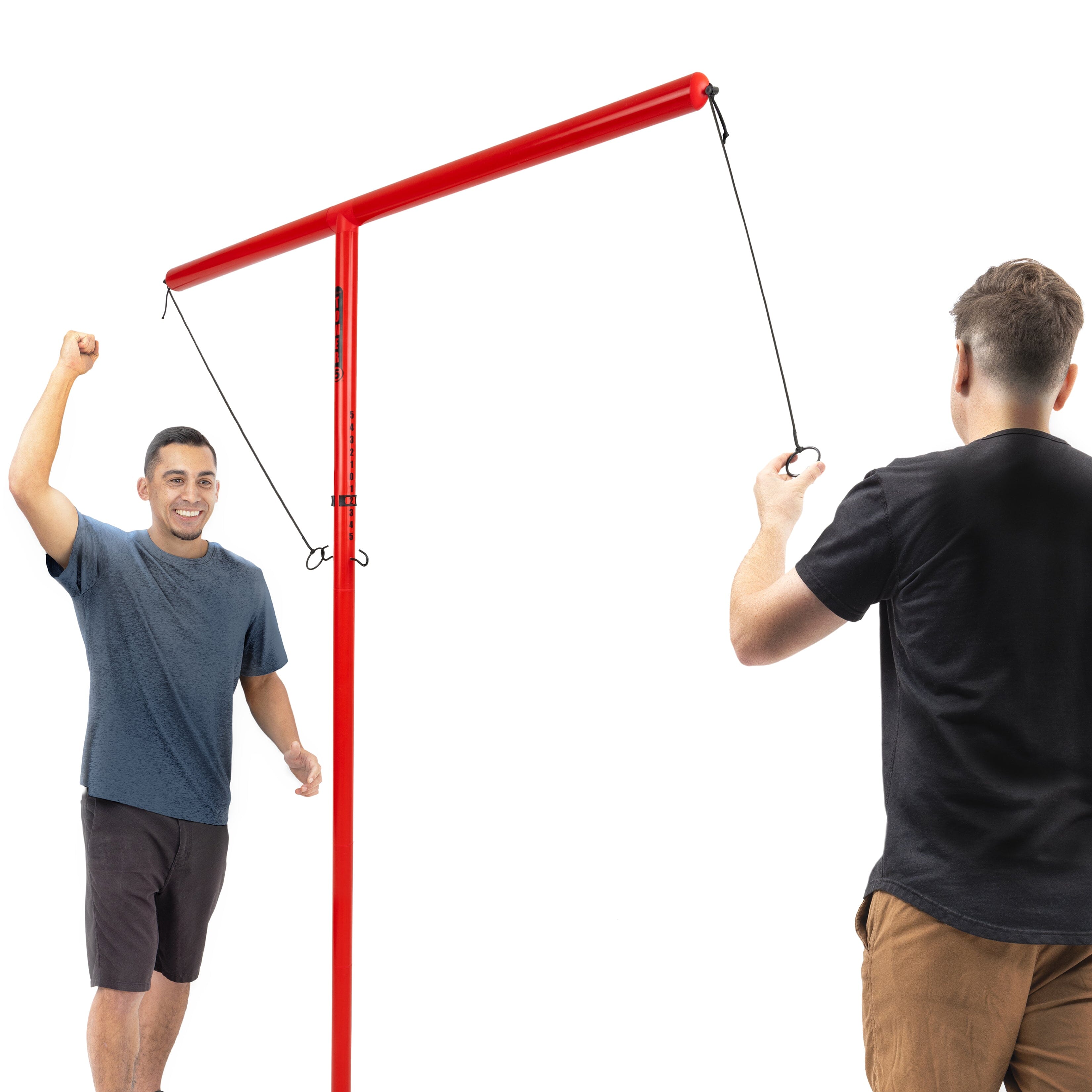GoSports Tower 5 Giant Ring Swing Versus Game for Adults and Family - Hook and Ring Outdoor Yard Game GoSports