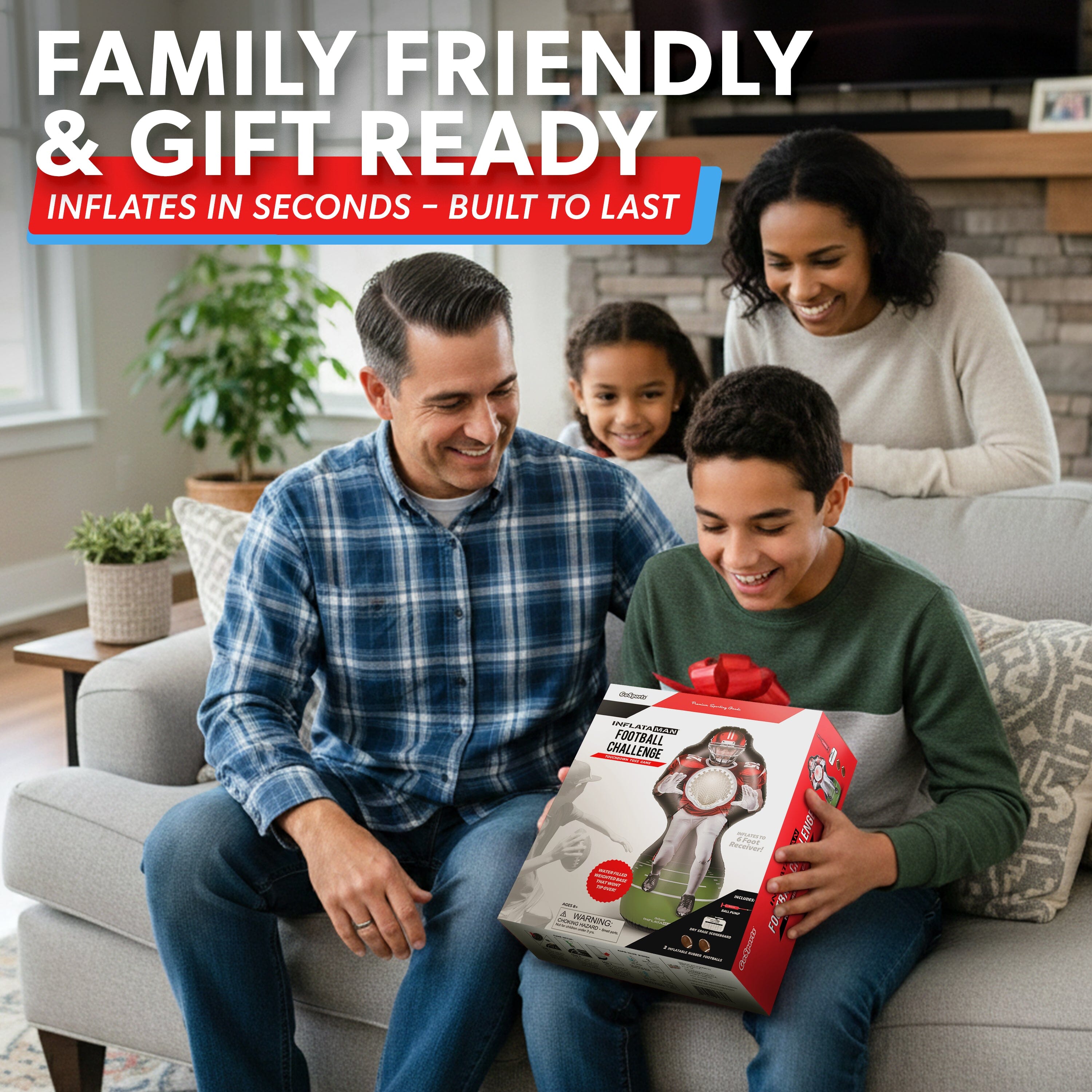 GoSports Inflataman Football Challenge Inflataman GoSports