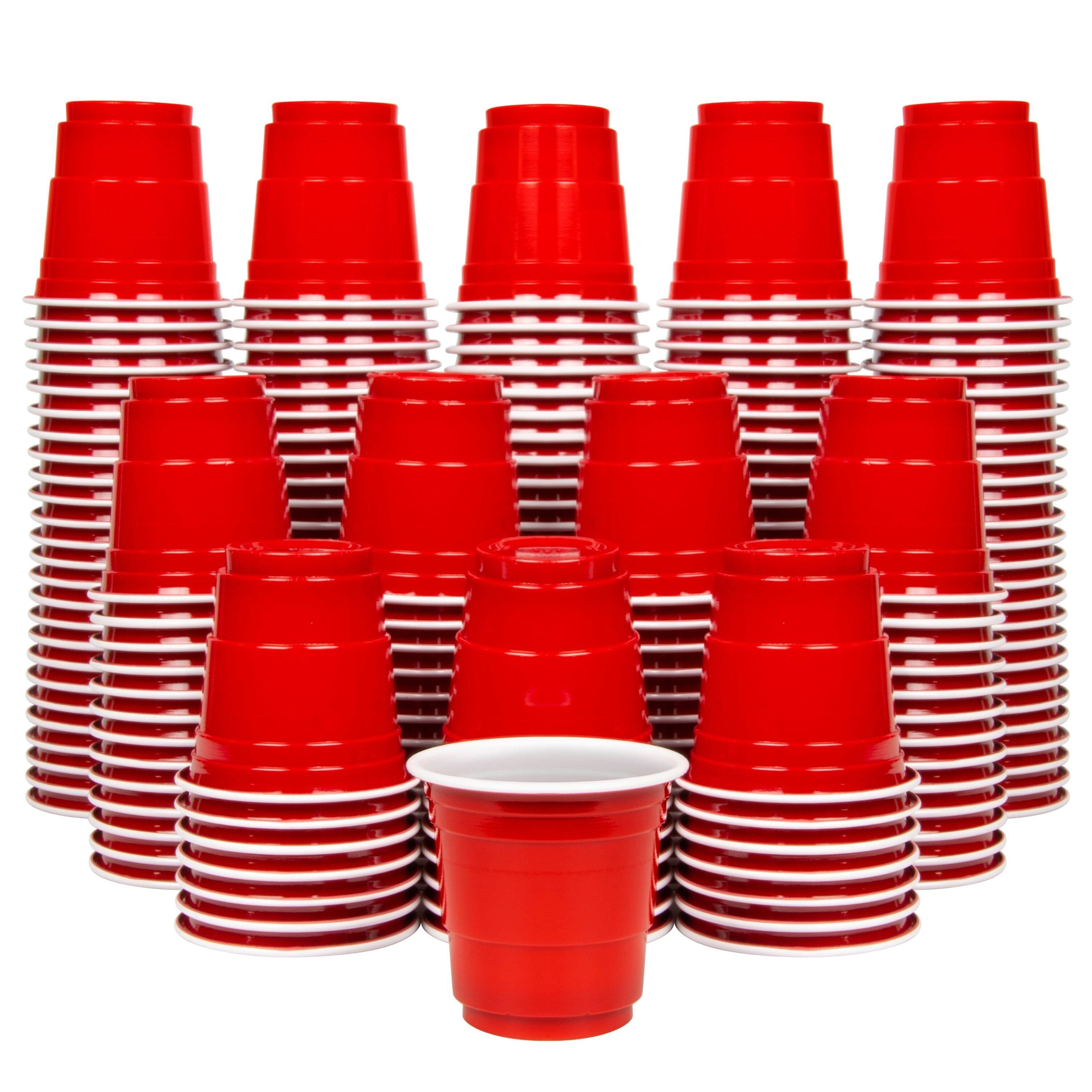 GoPong 2oz Plastic Shot Cups -200-Pack Party Cups GoPong