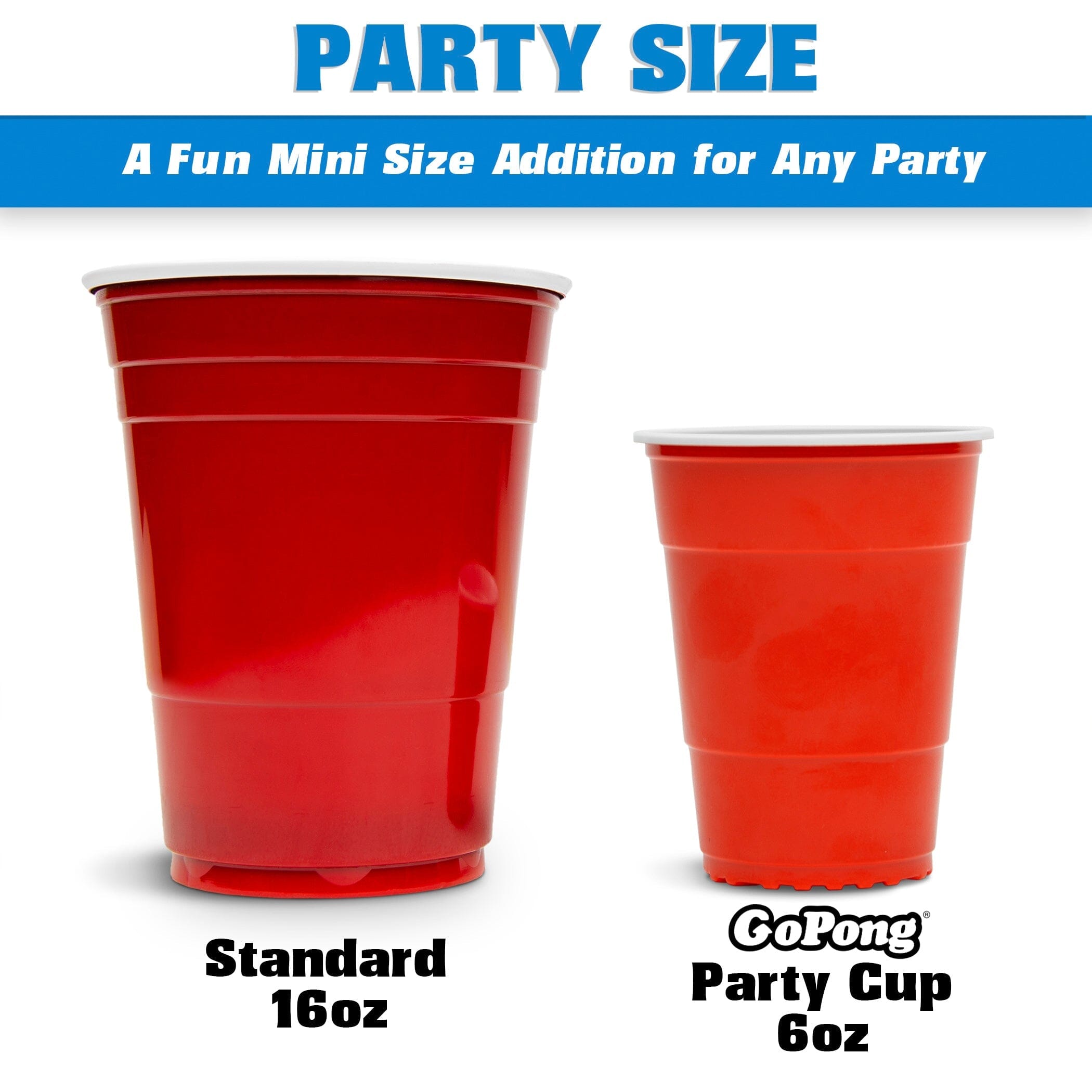 GoPong 6oz Red Party Cups - 160-Pack Party Cups GoPong