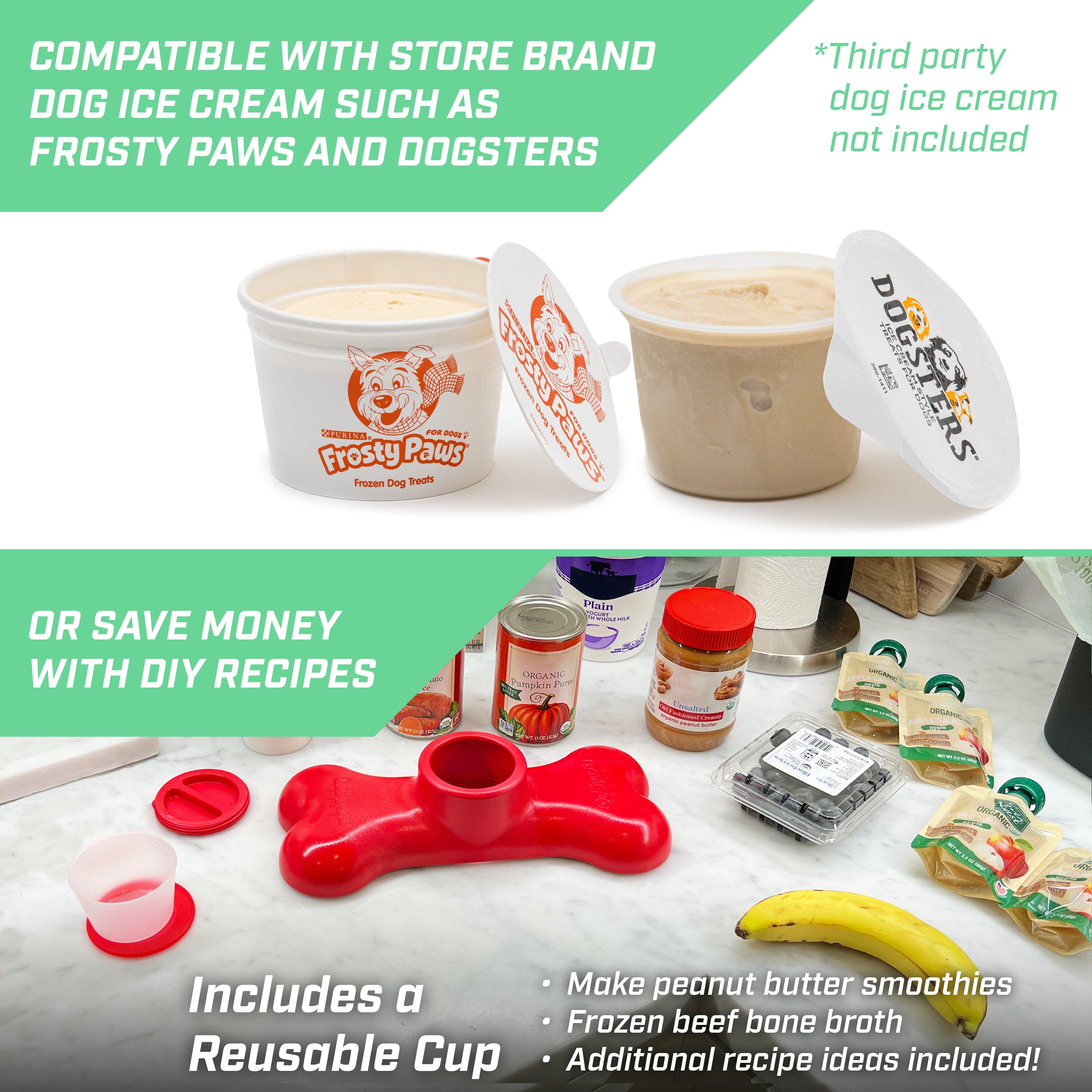 a table with a variety of food items