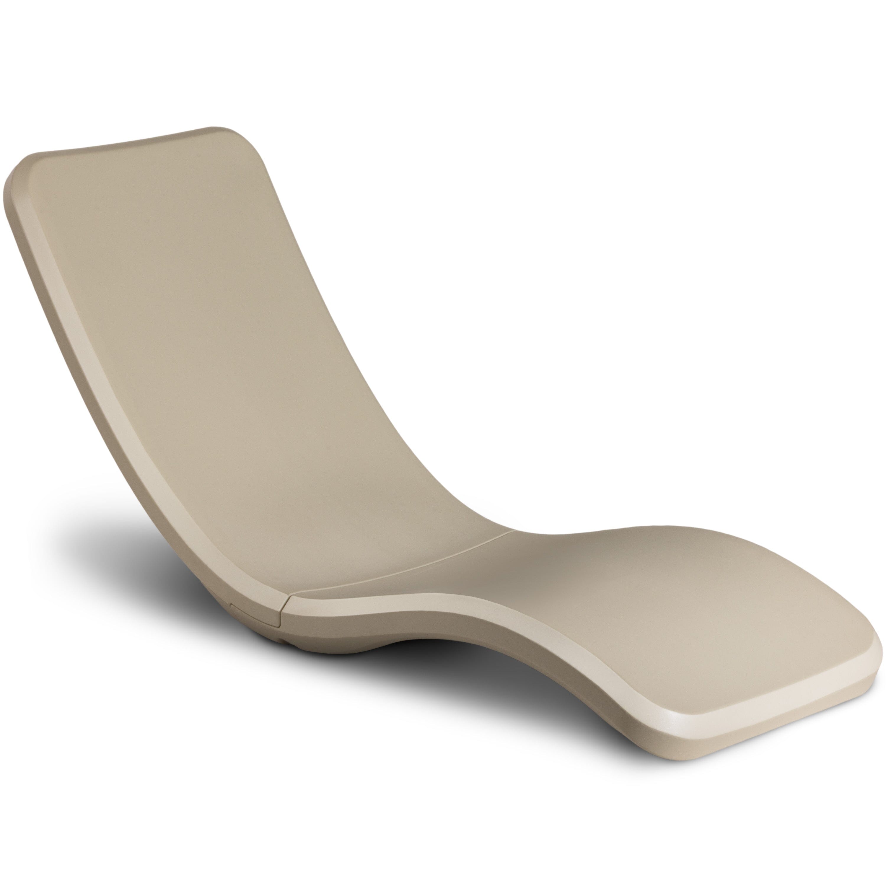 Coast Modern In Pool Lounge Chair - Waterproof & Weighted Pool Chaise Lounger - Outdoor Pool Furniture for Patio or In Baja Shelf PlayGoSports.com Sand