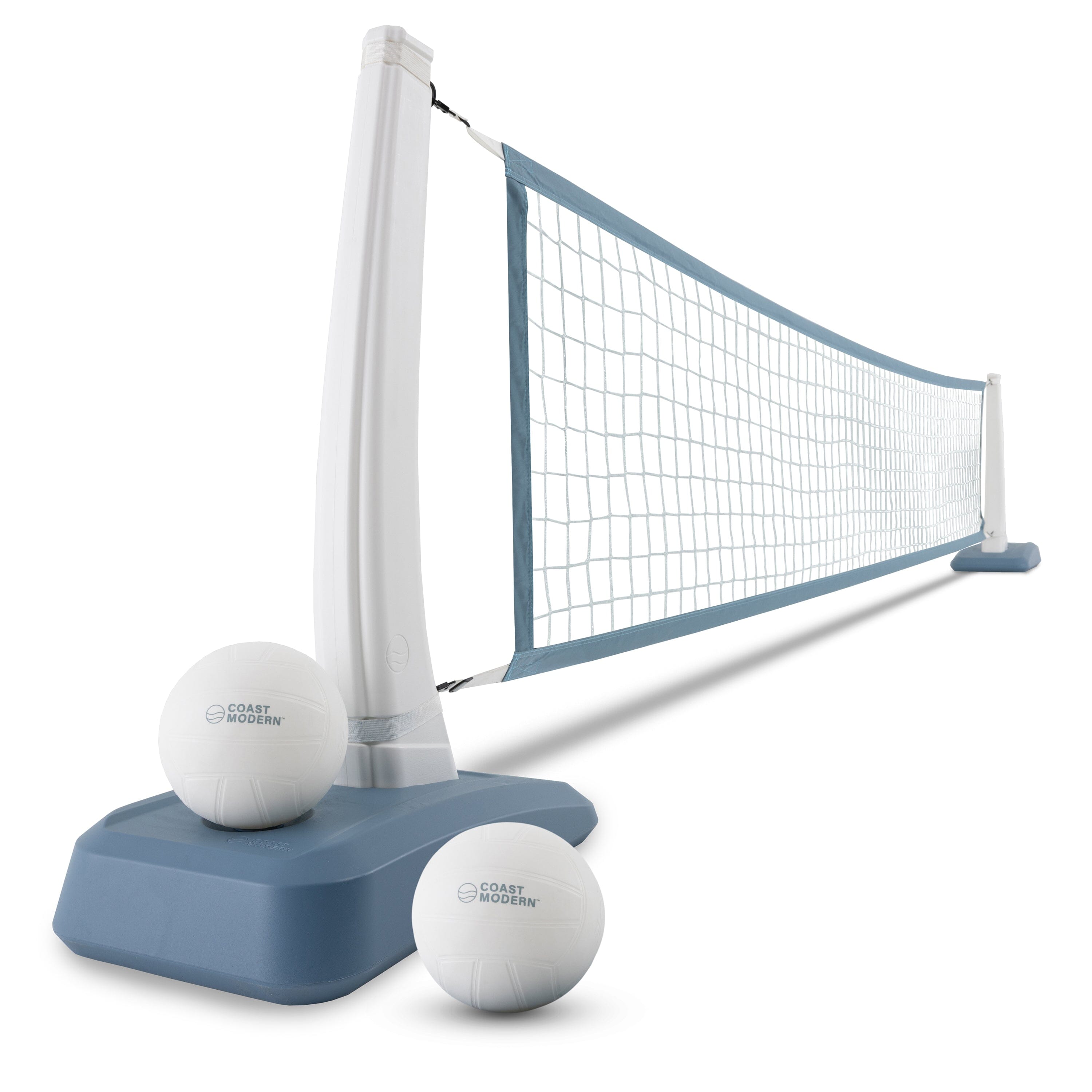 Coast Modern Pool Volleyball Net - Premium Volleyball Pool Game Set for Adults & Family - Accessories Included