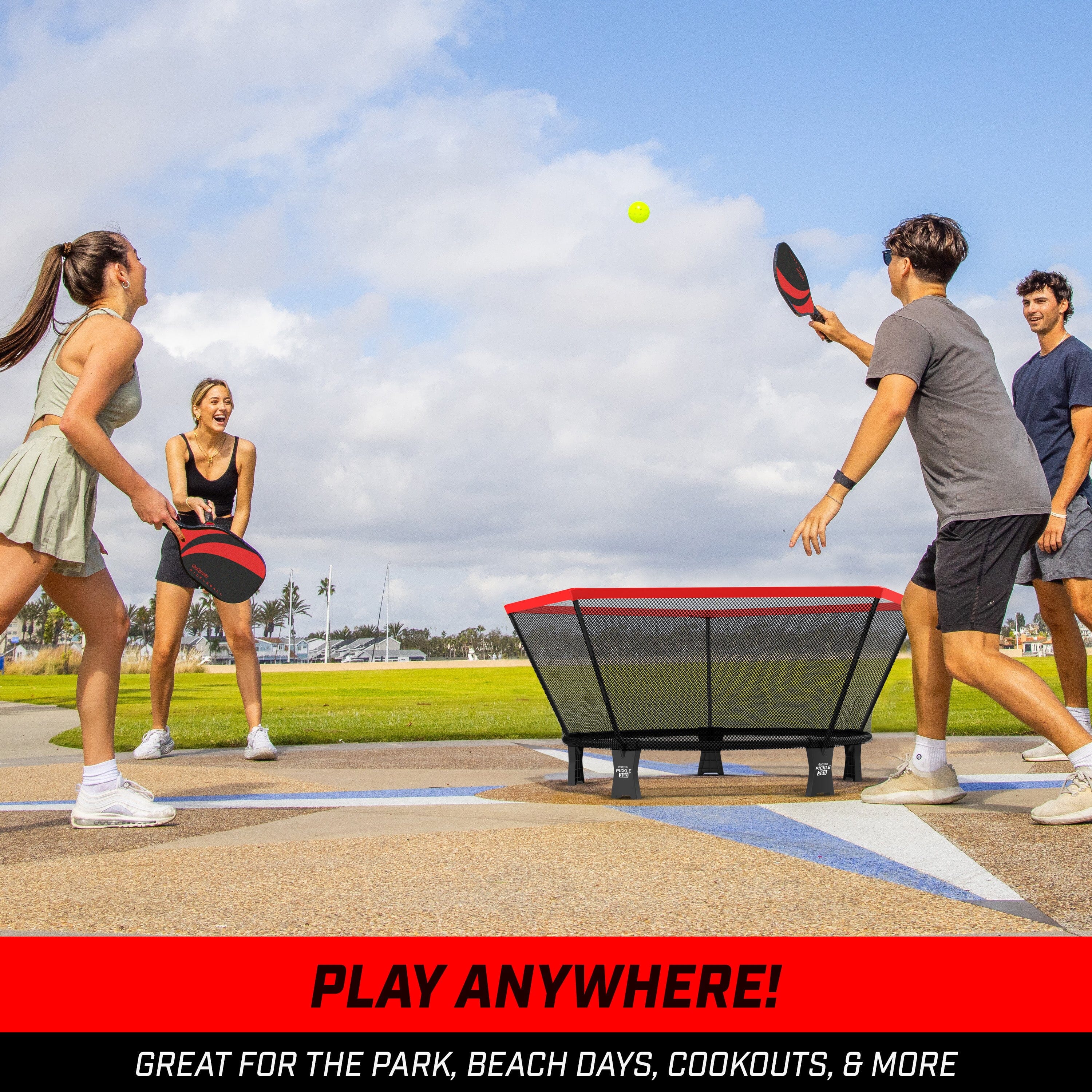 GoSports Pickle 360 Classic Paddle Ball Game Set - Pickleball Without a Court GoSports