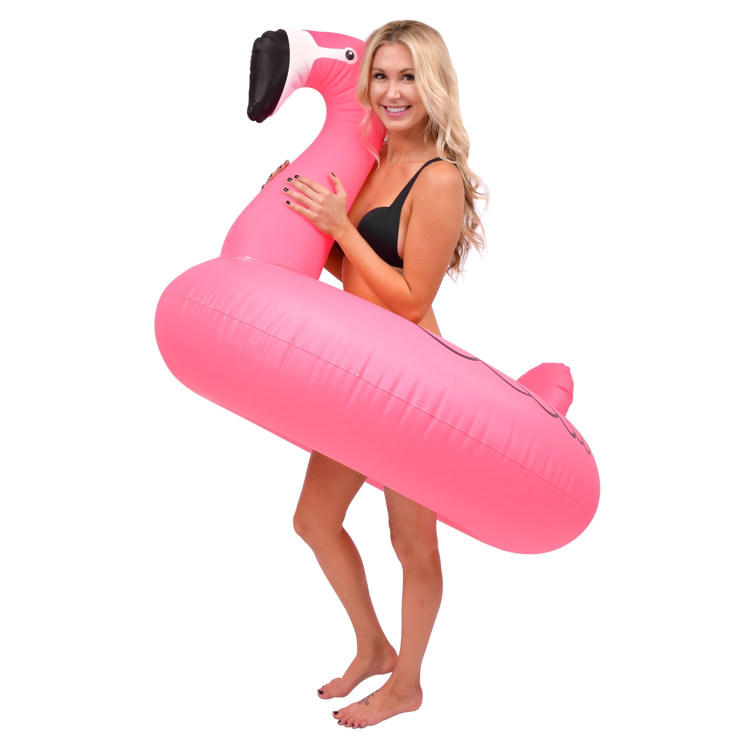 GoFloats Party Tube Inflatable Raft - Flamingo GoFloats