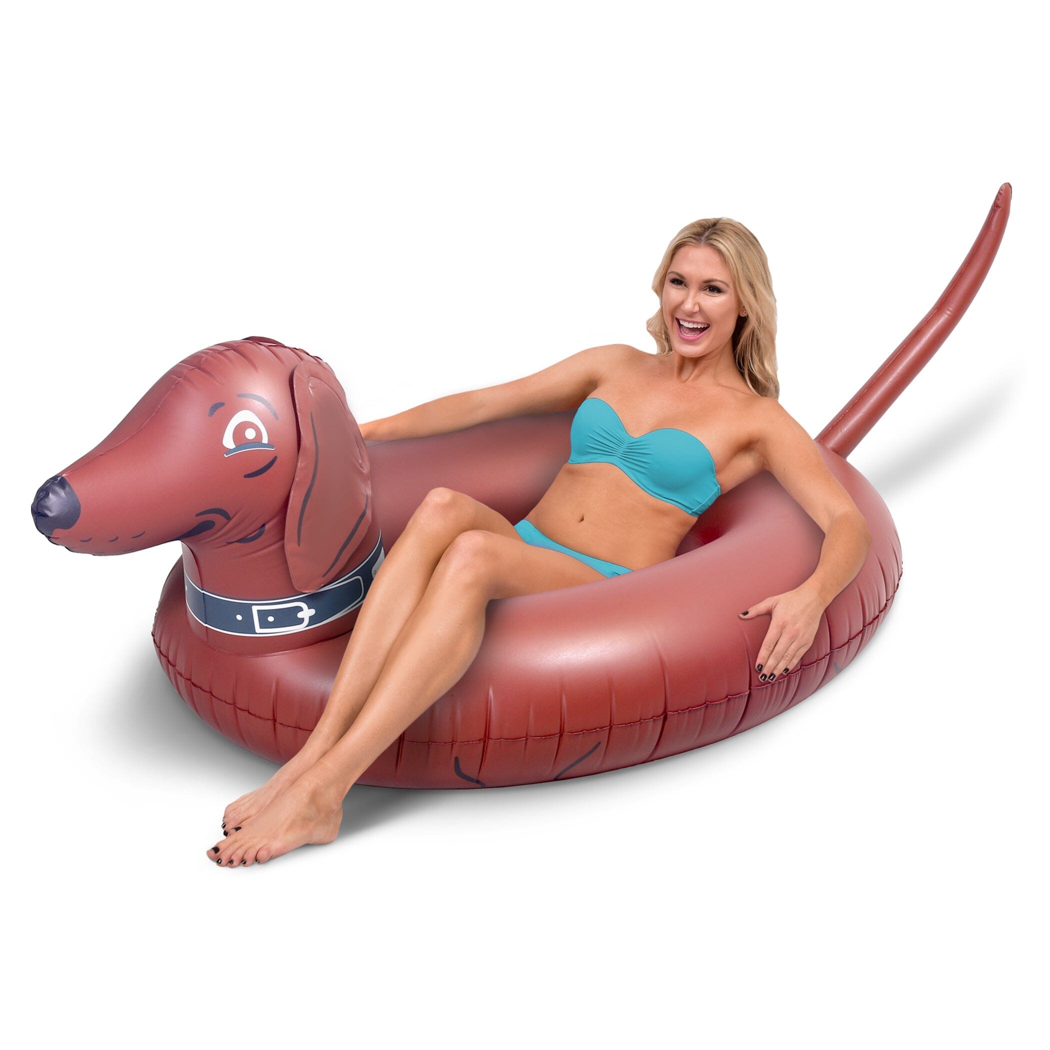 GoFloats Party Tube Inflatable Raft - Weiner Dog GoFloats