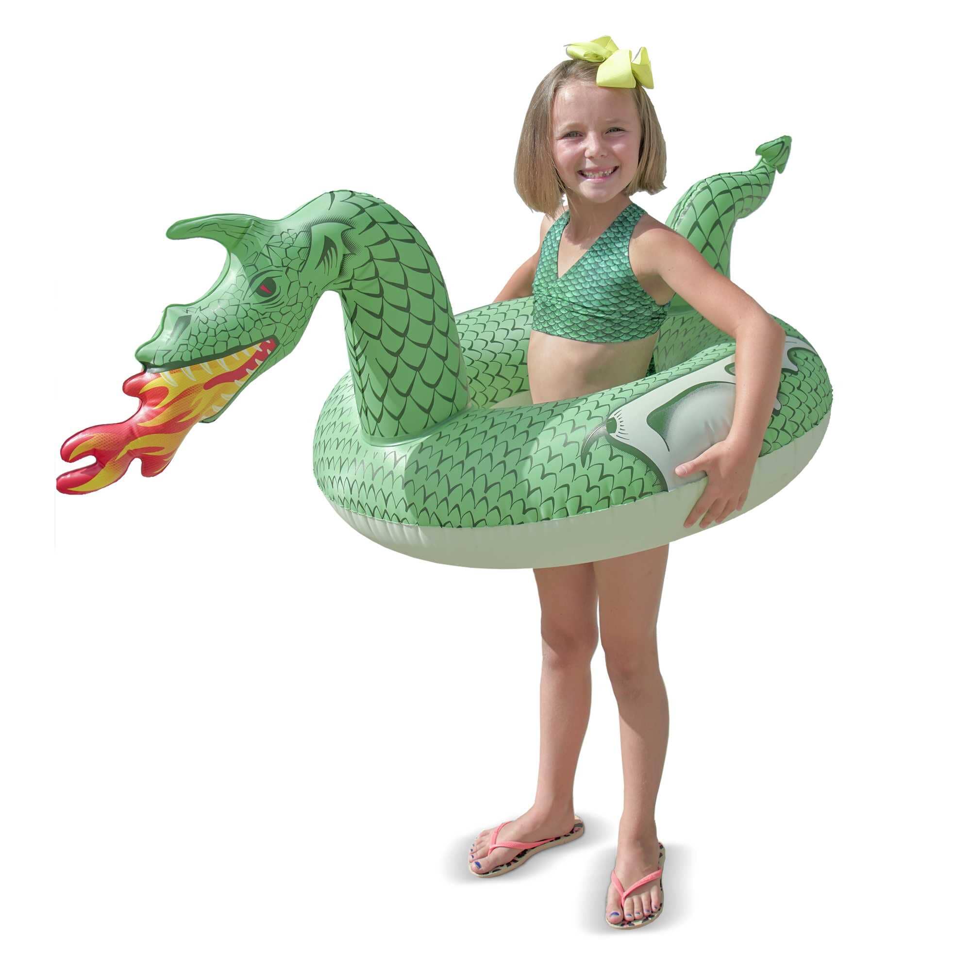 GoFloats Jr Pool Float Party Tube - Fire Dragon GoFloats