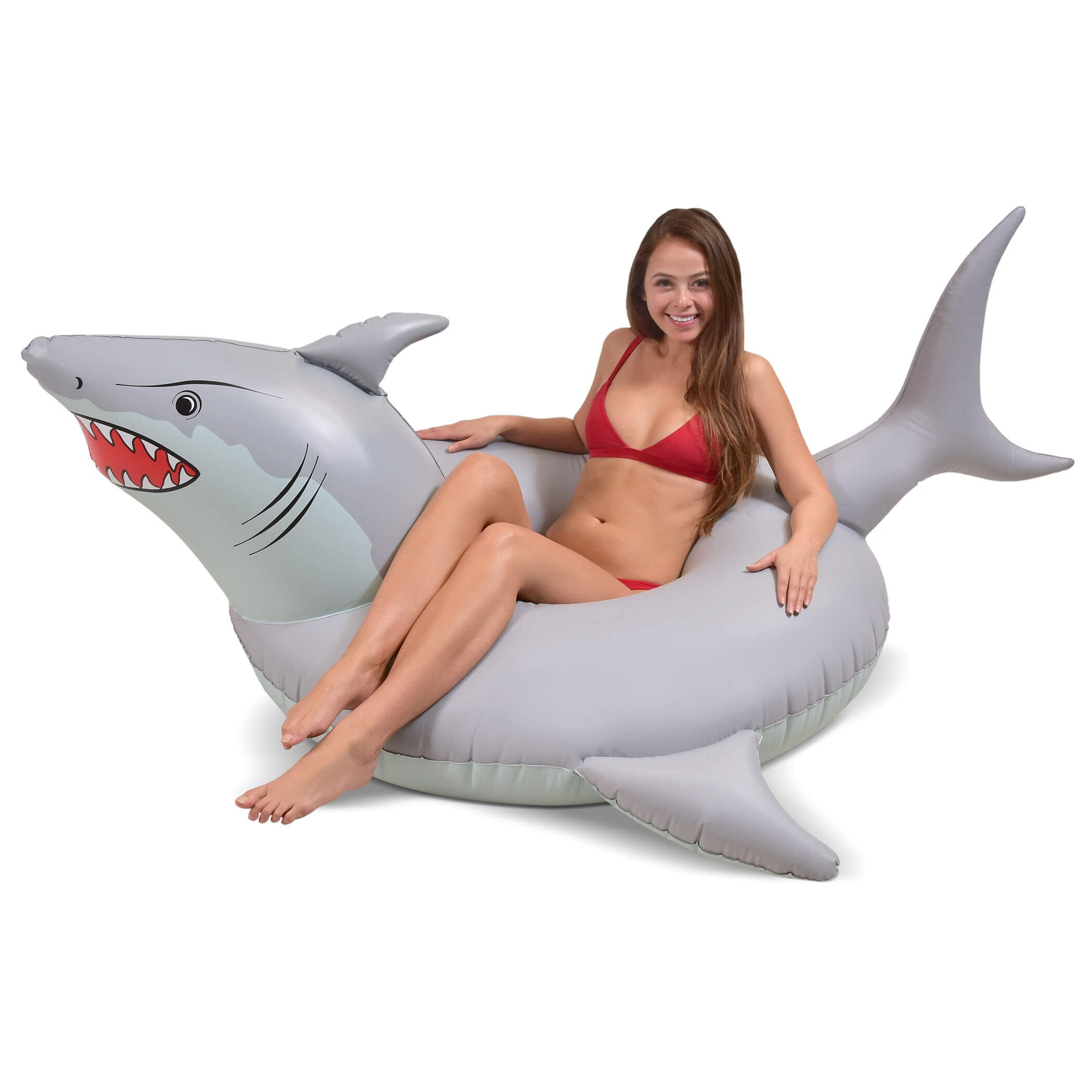 GoFloats Party Tube Inflatable Raft - Chewy the Shark GoFloats