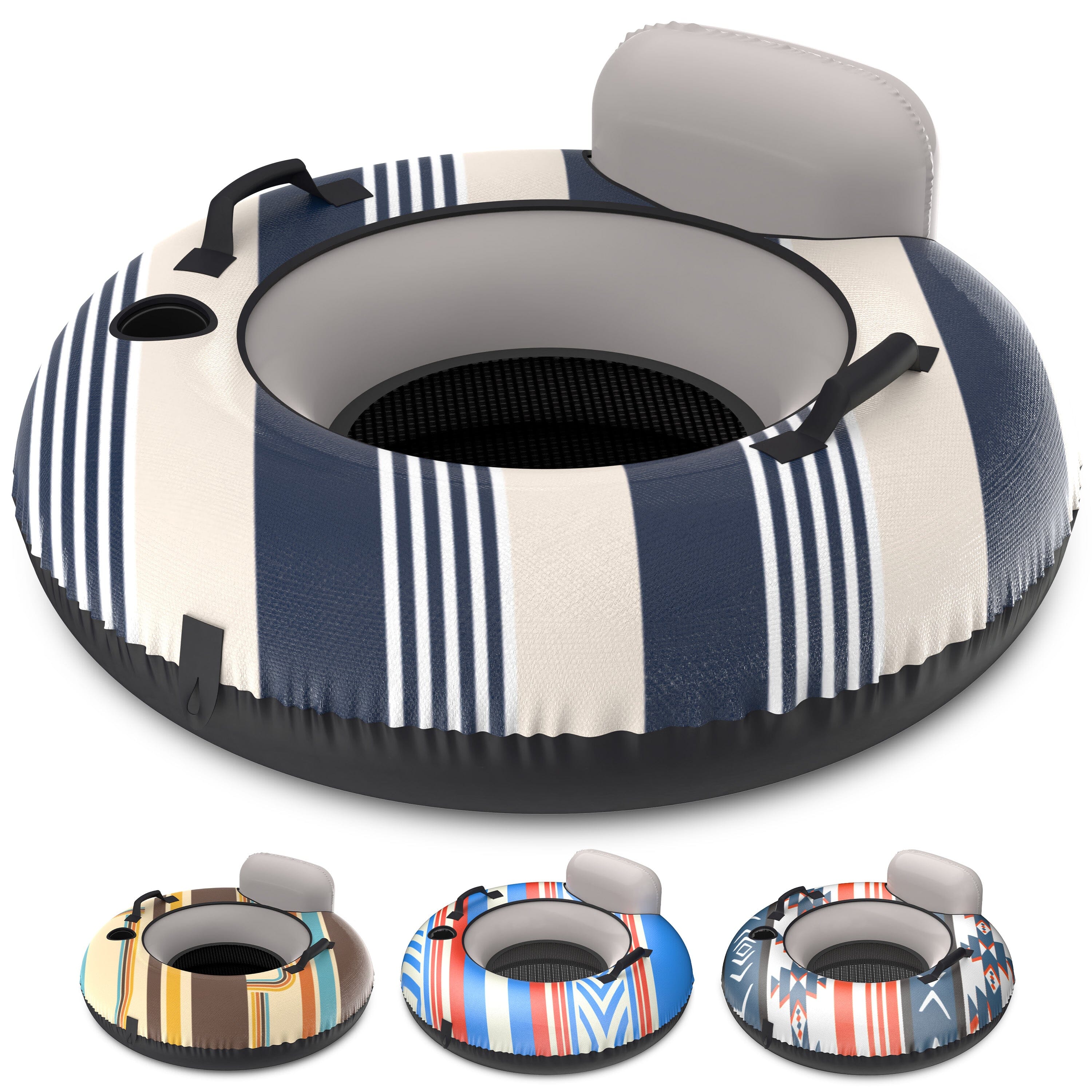 GoSports WOVN River Tube with Premium Canvas Cover - Heavy Duty Float for Rivers, Lakes, & Pools - Lido GoSports