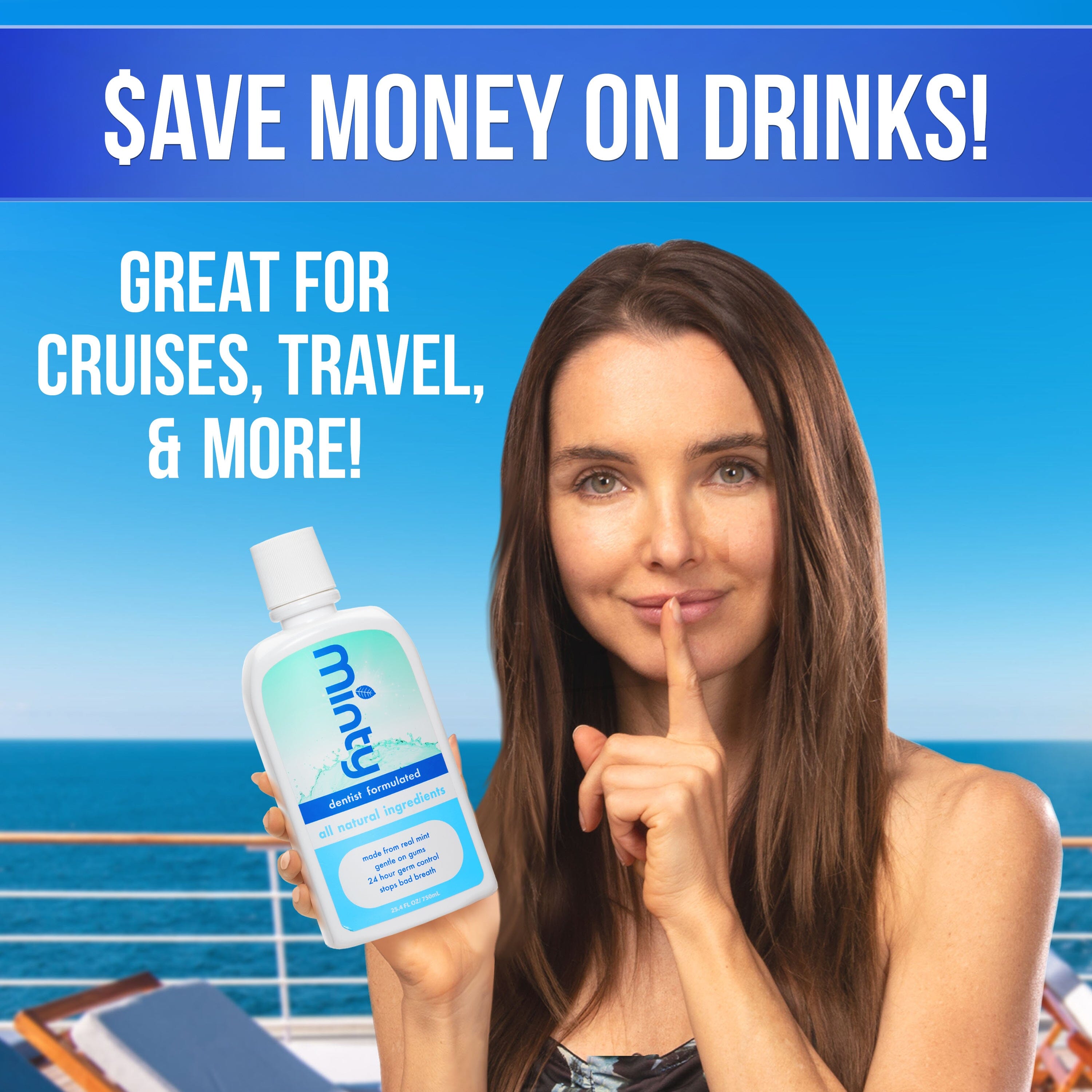 GoPong Mouthwash Flask 2 Pack (50 oz Total) - Hidden Alcohol Travel Flasks - Secret Liquor Containers for Cruises - Includes Spout PlayGoSports.com