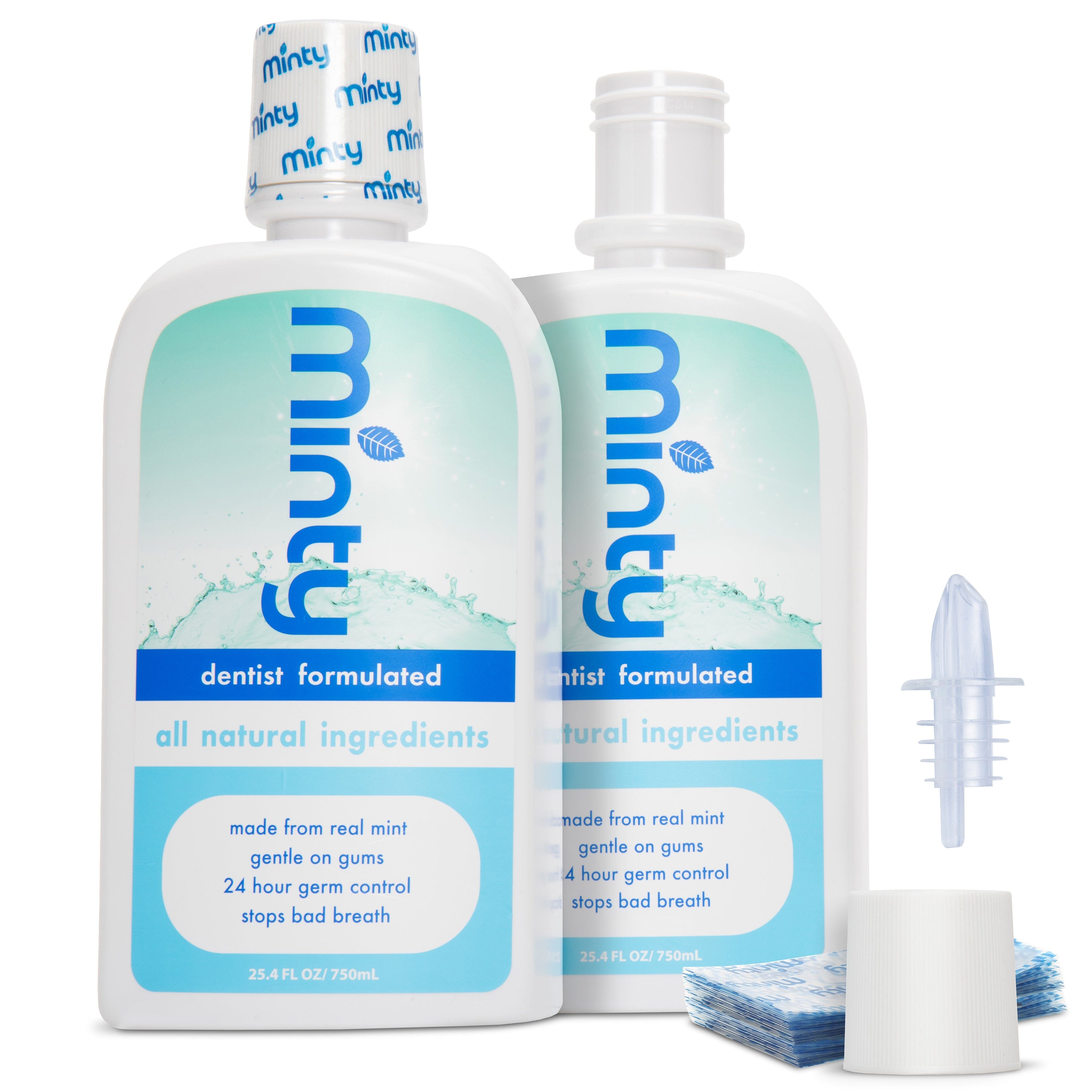 GoPong Mouthwash Flask 2 Pack (50 oz Total) - Hidden Alcohol Travel Flasks - Secret Liquor Containers for Cruises - Includes Spout PlayGoSports.com