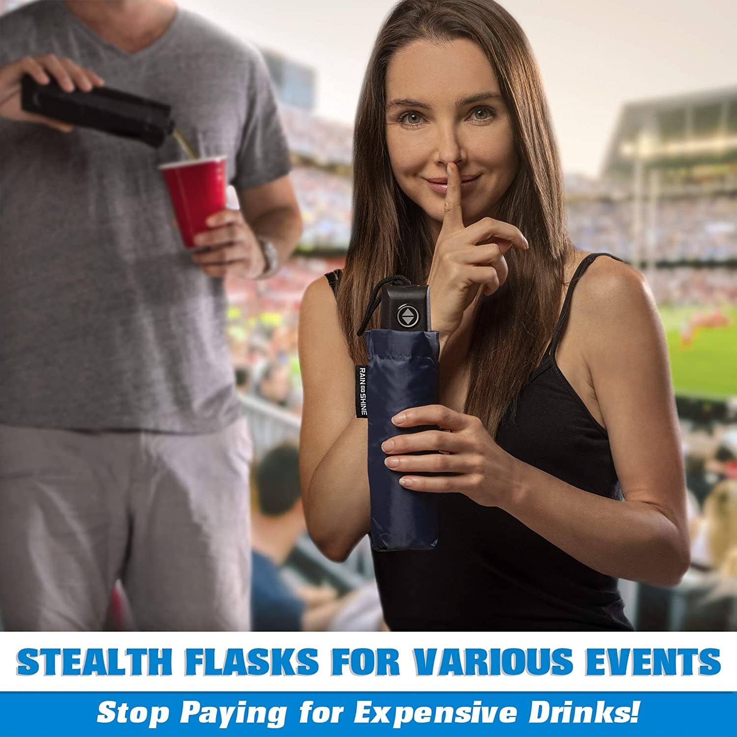 a woman holding a cell phone