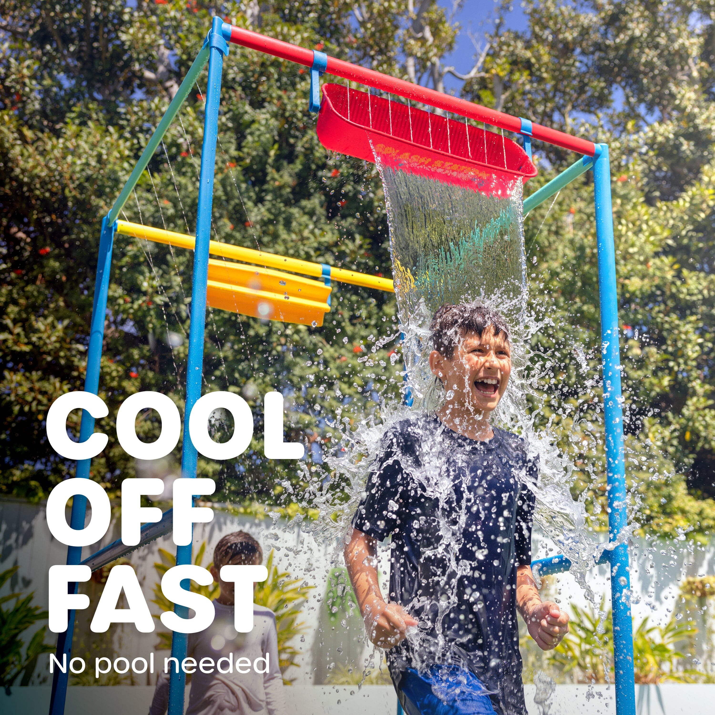GoSports Splash Station Waterpark - Backyard Water Park for Kids, Outdoor Water Play Equipment with Sprinklers & Bucket Playgosports.com